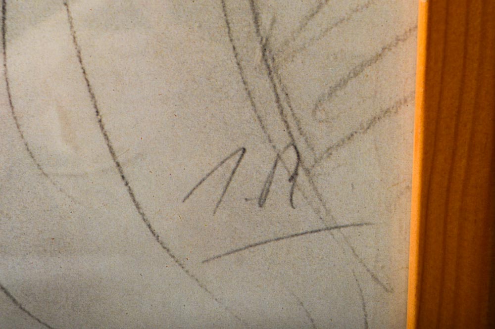 After Auguste Rodin Offset Lithograph "Two Seated Women"