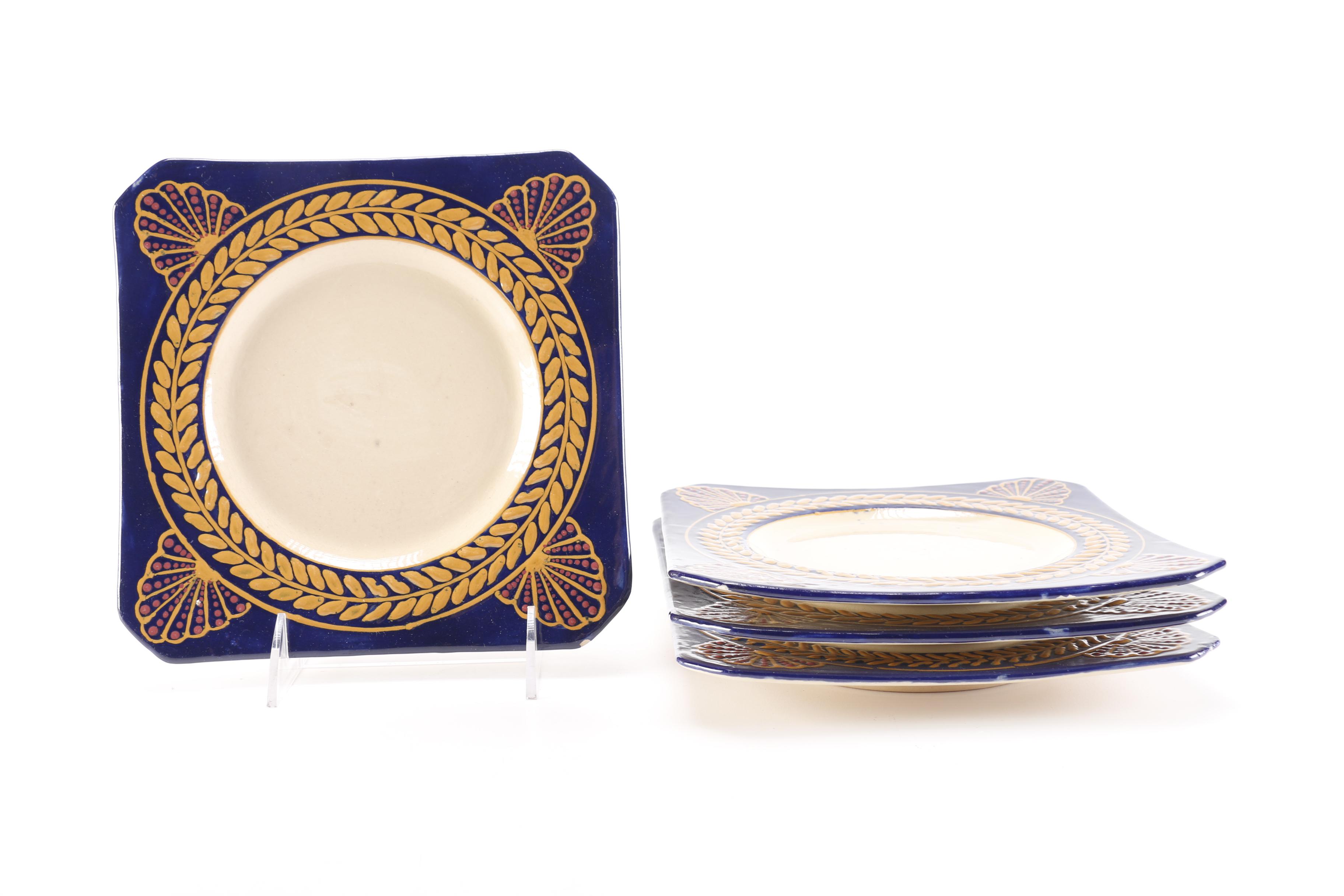 Harriot Quimper Pottery Plates