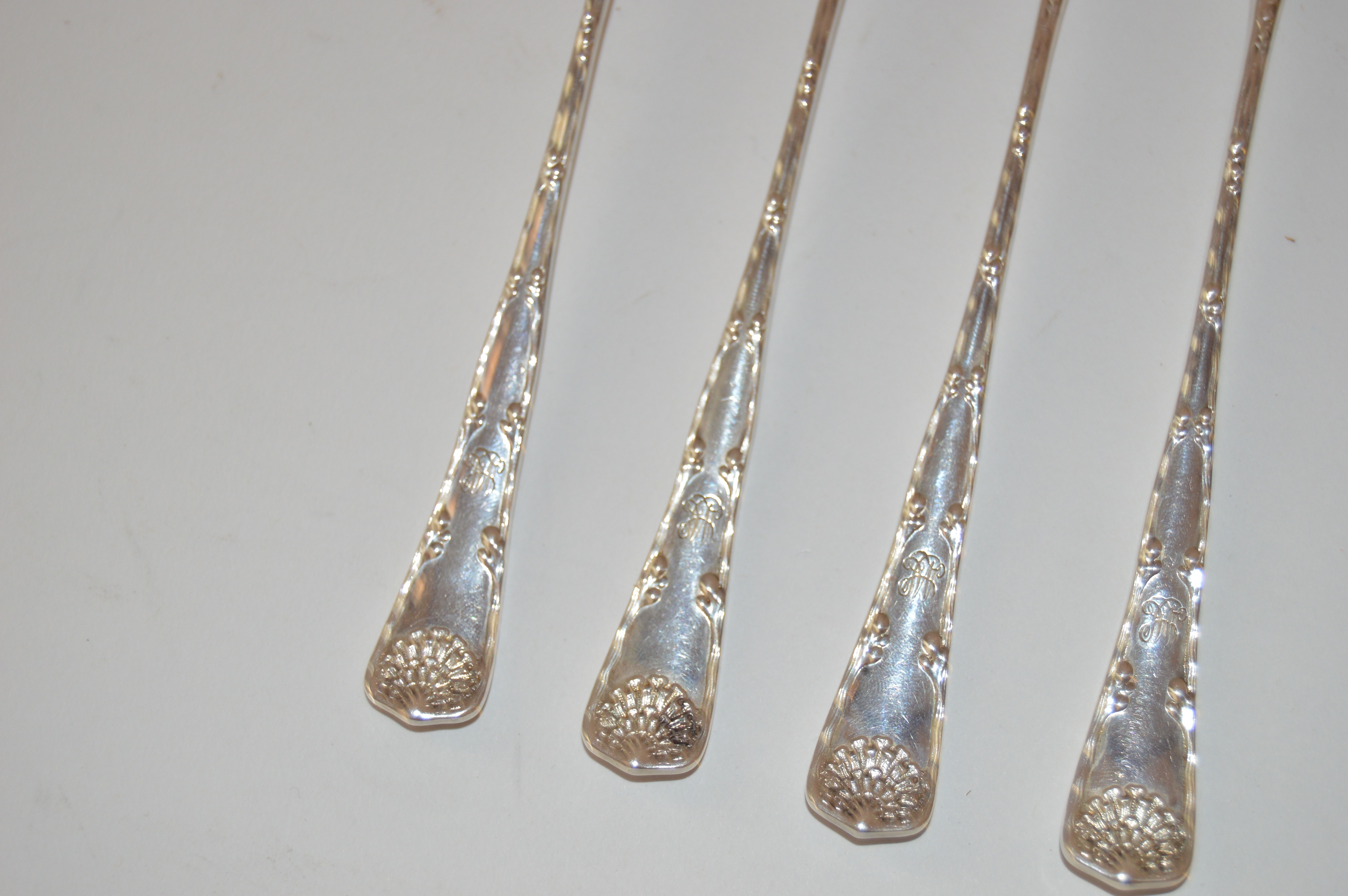 Tiffany & Co. Sterling Cocktail Forks and Watson Pierced Server