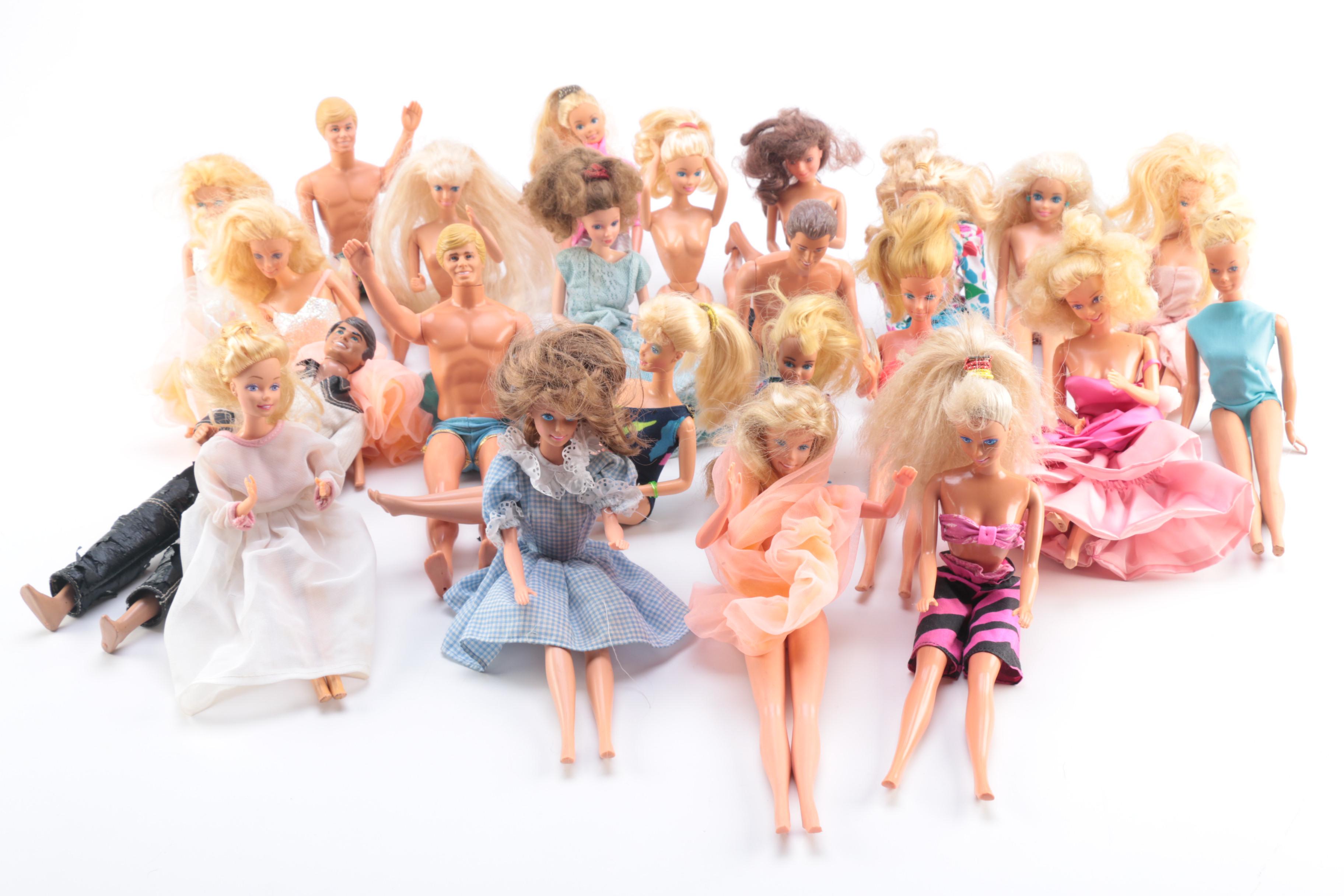 Barbie and Ken Dolls