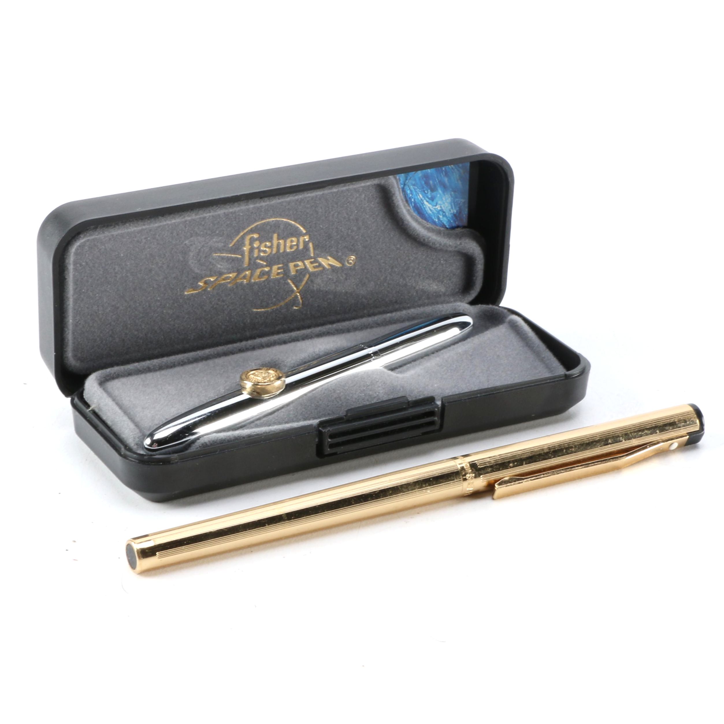 Fisher "House of Representatives" Space Pen and Sheaffer Fountain Pen