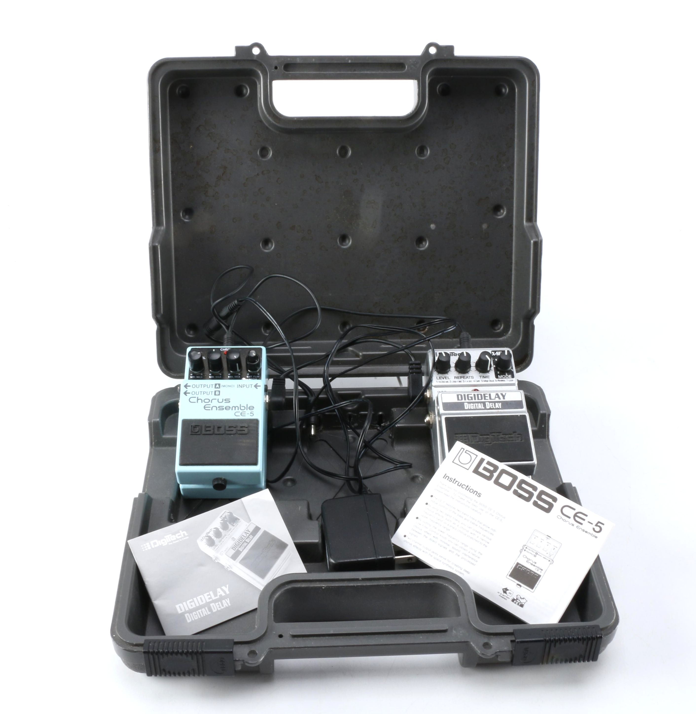 Boss CE-5 Chorus Ensemble and DigiTech X-Series DigiDelay Effects Pedals