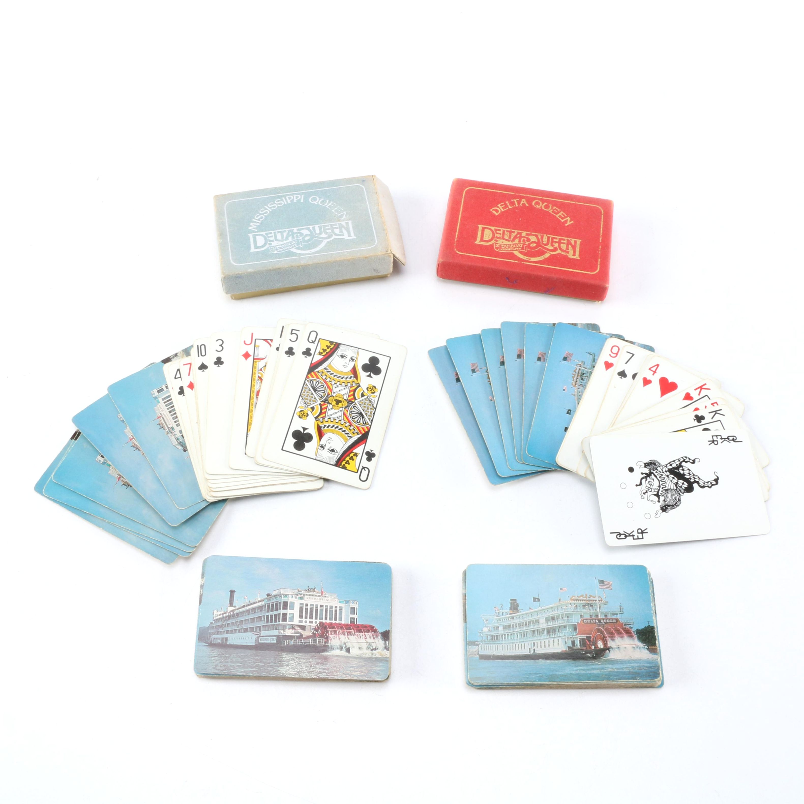 Delta Queen Steamboat Company Playing Cards
