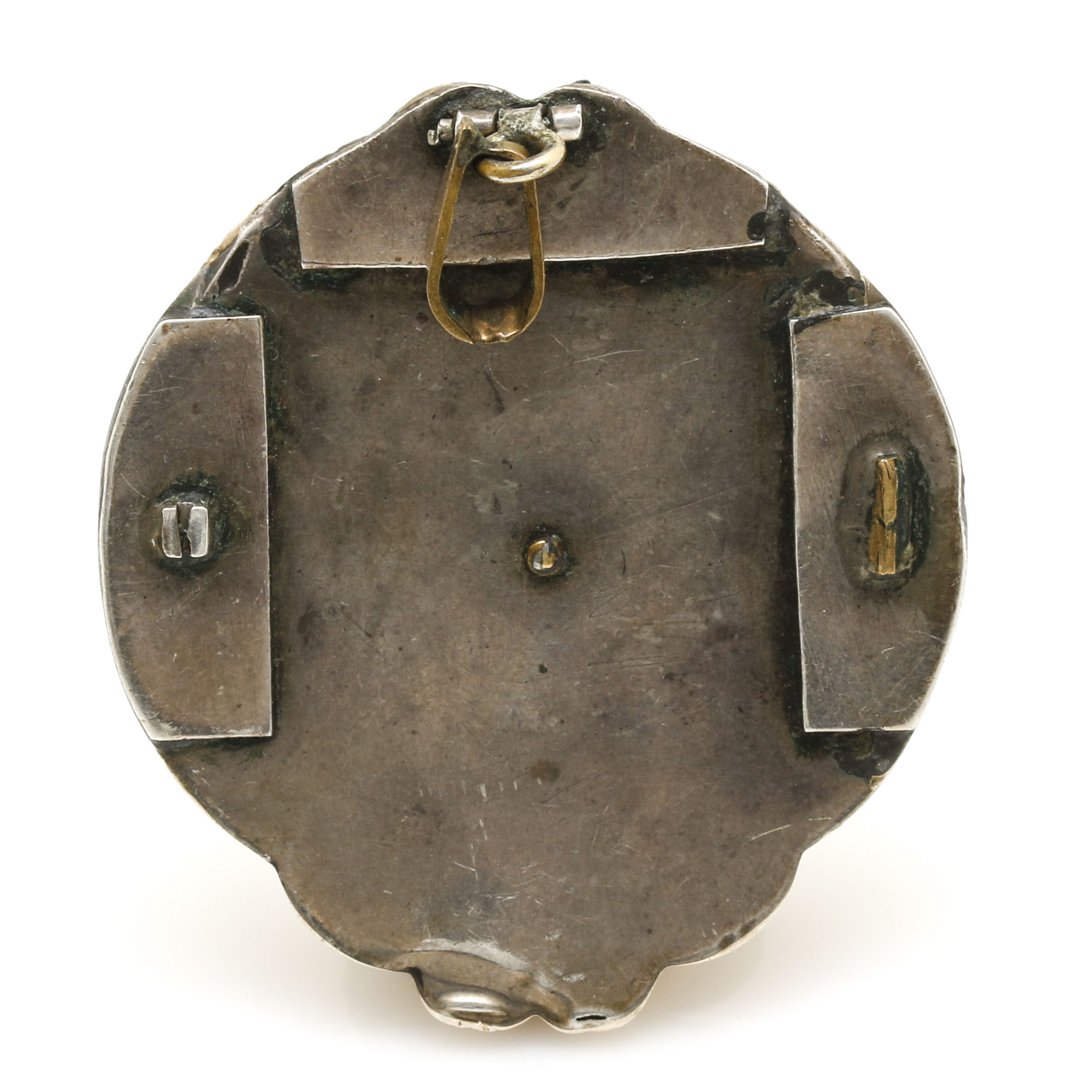 Gold Filled Onyx and Pearl Pendant