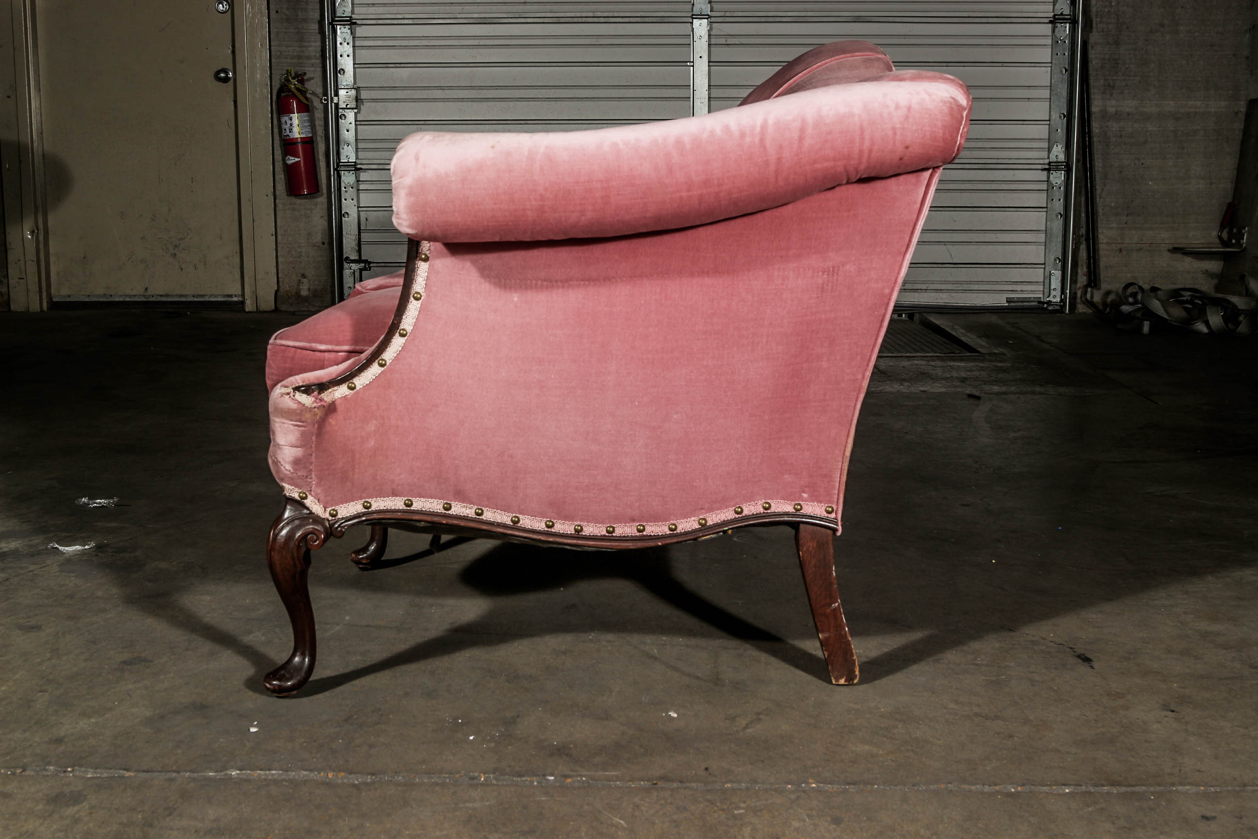 Vintage Queen Anne Style Sofa