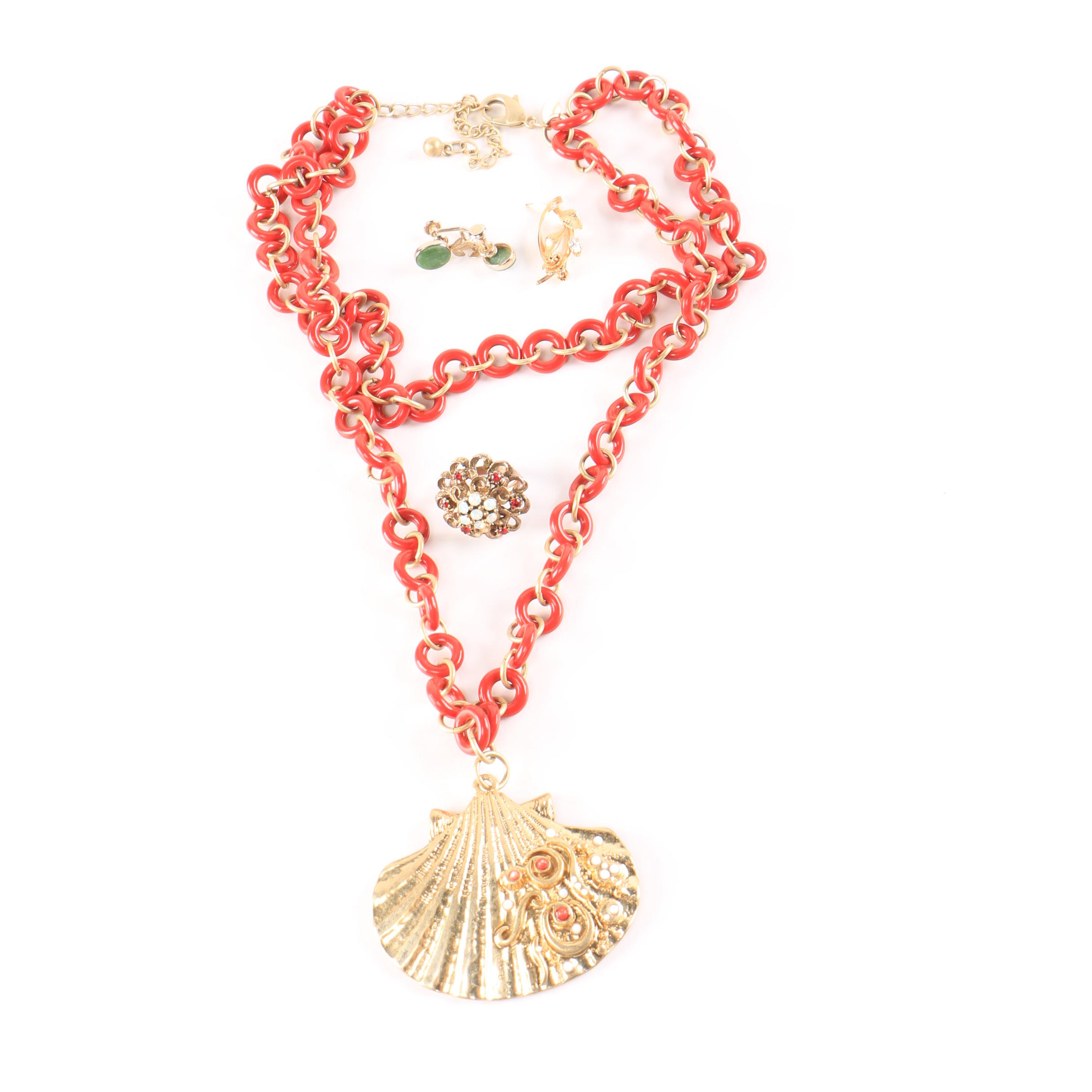 Costume Jewelry Including Van Dell