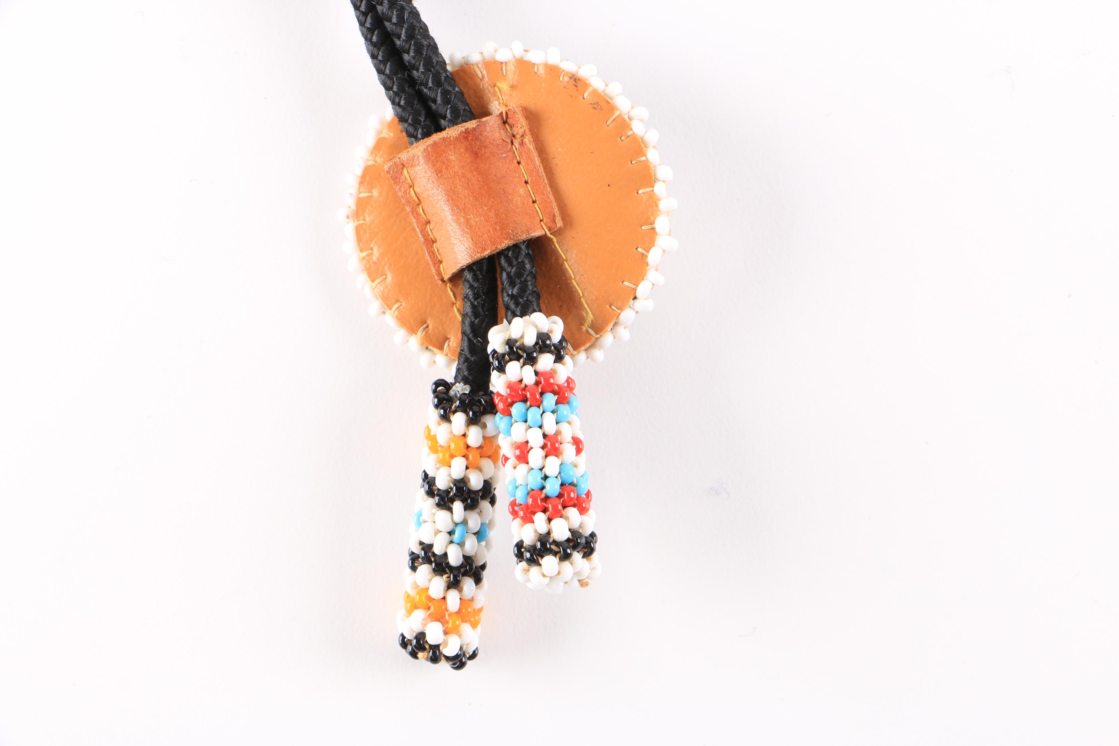 Colorful Beaded Necklaces and Bolo Tie
