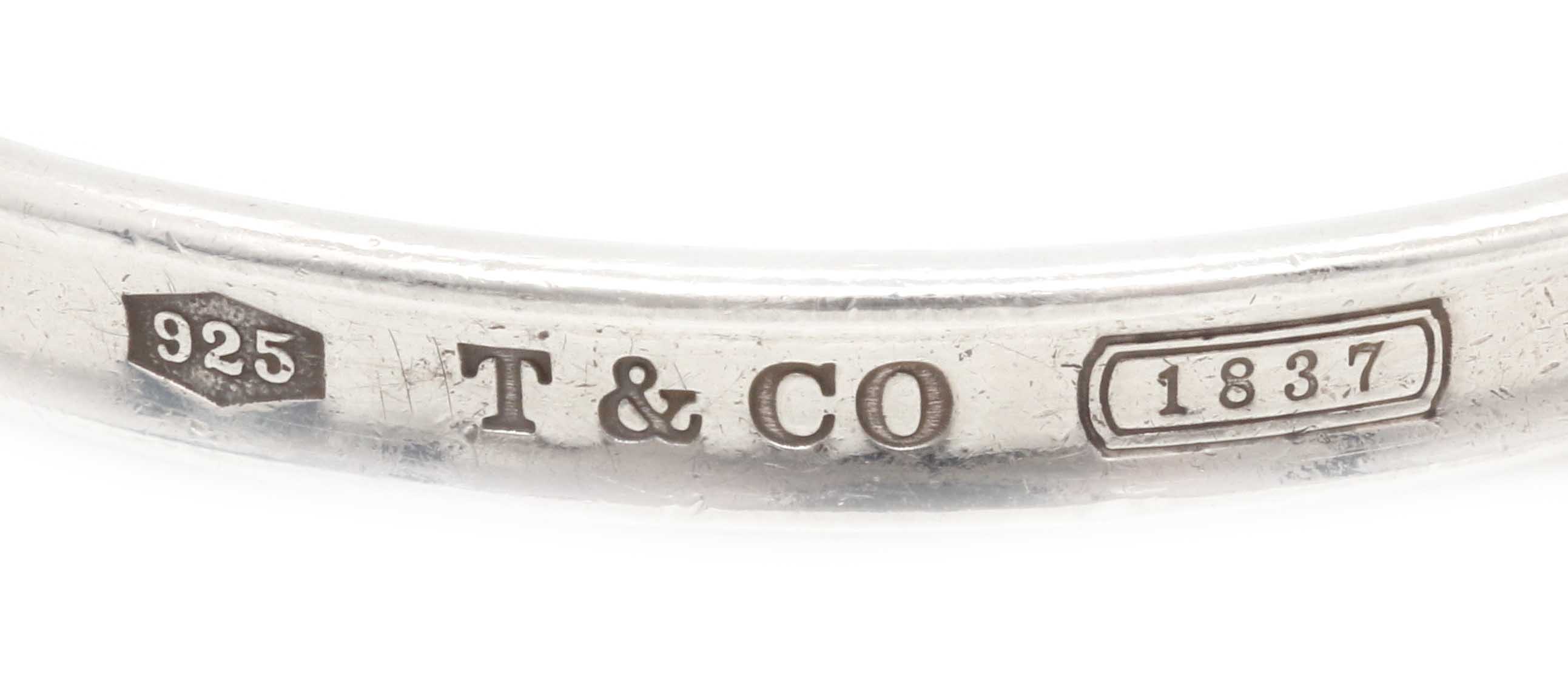 Tiffany & Co. Sterling Silver "1837" Bangle