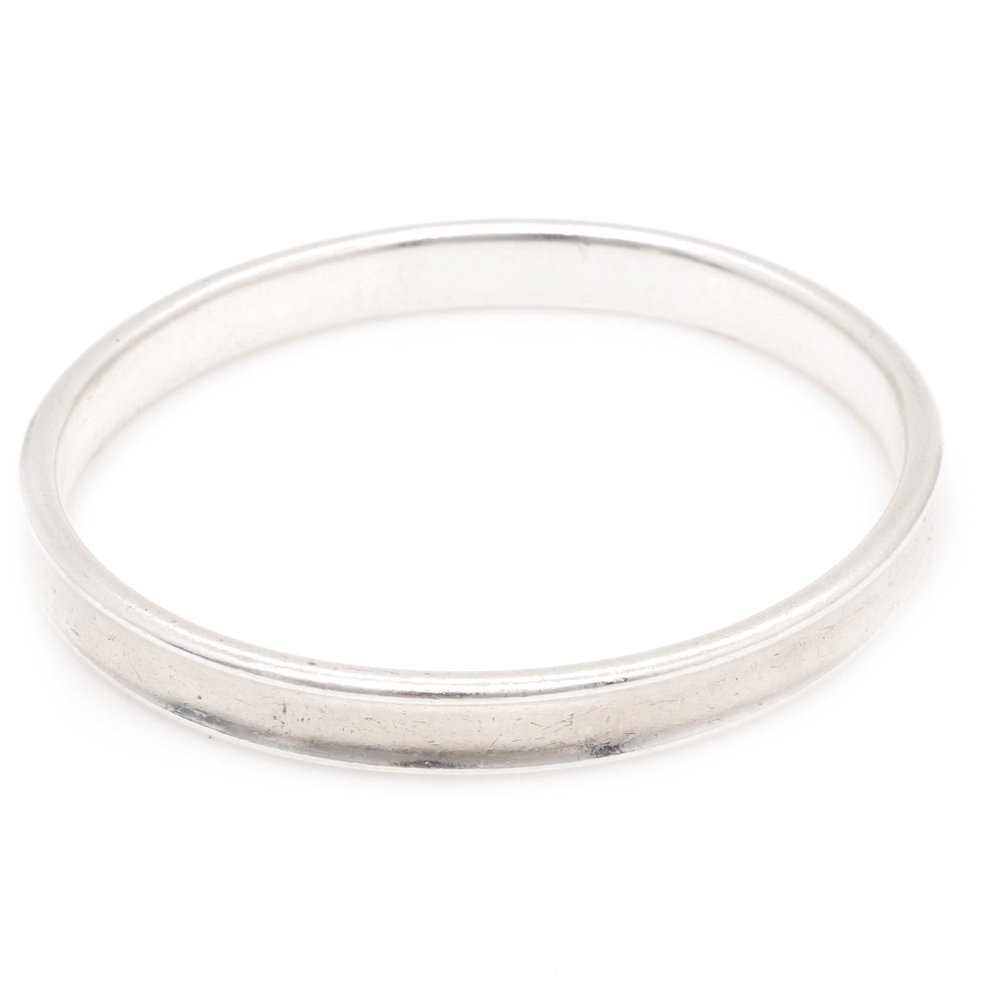 Tiffany & Co. Sterling Silver "1837" Bangle