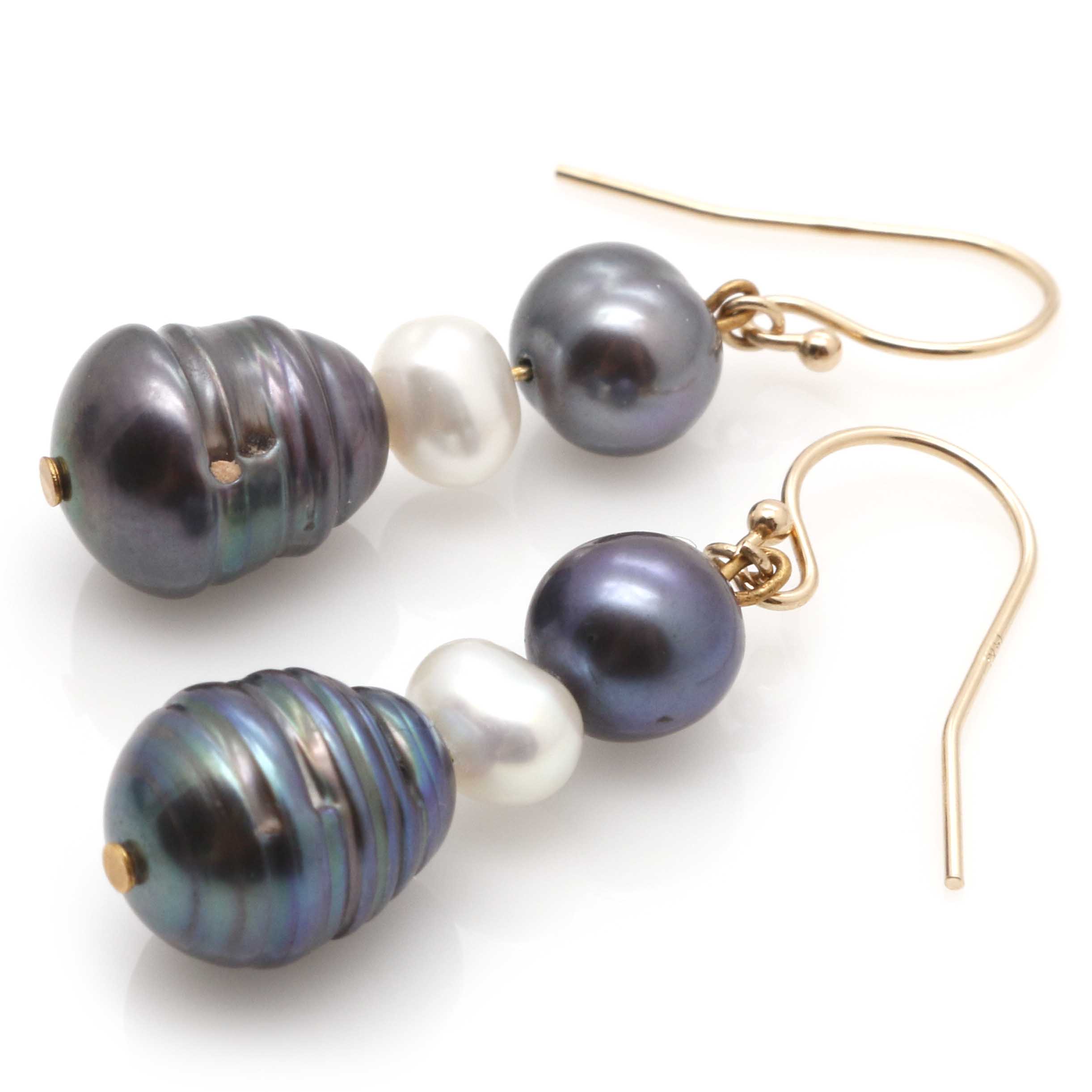 14K Yellow Gold Jewelry Assortment With Cultured Pearls