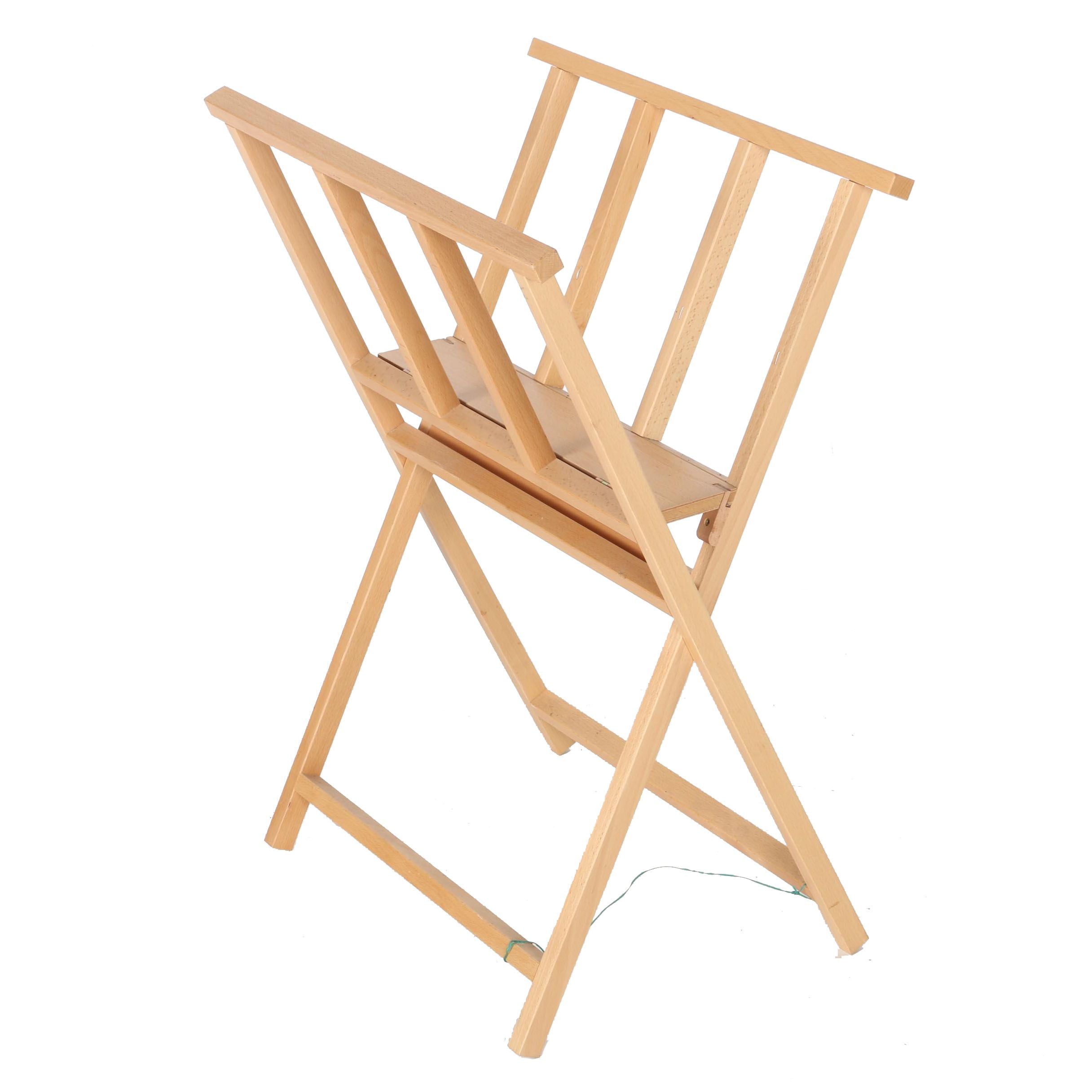 Contemporary Wood Folding Rack