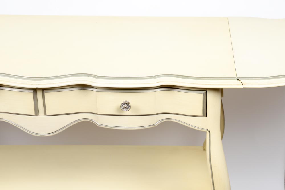 Vintage French Provincial Style Buffet by White Fine Furniture