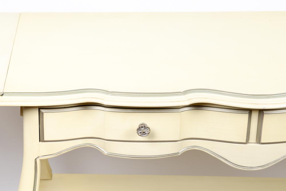 Vintage French Provincial Style Buffet by White Fine Furniture