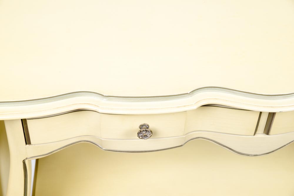 Vintage French Provincial Style Buffet by White Fine Furniture