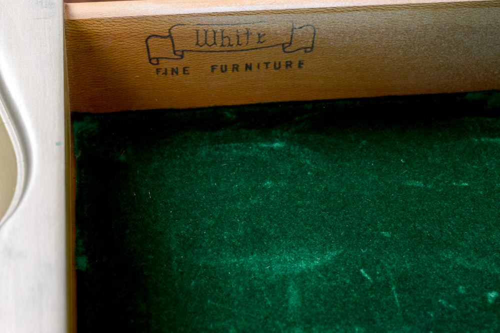 Vintage French Provincial Style Buffet by White Fine Furniture