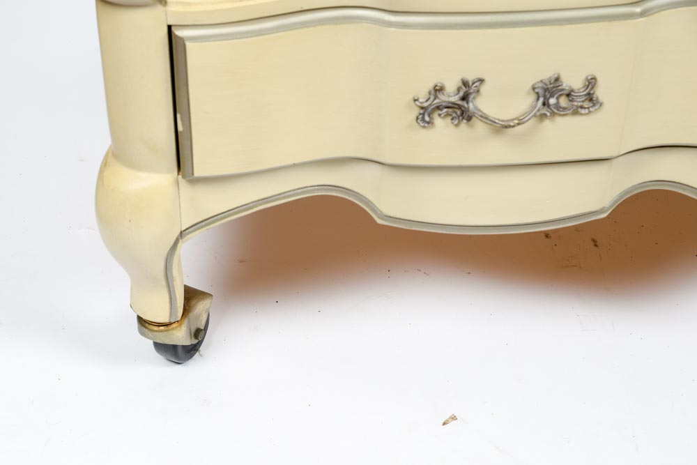 Vintage French Provincial Style Buffet by White Fine Furniture