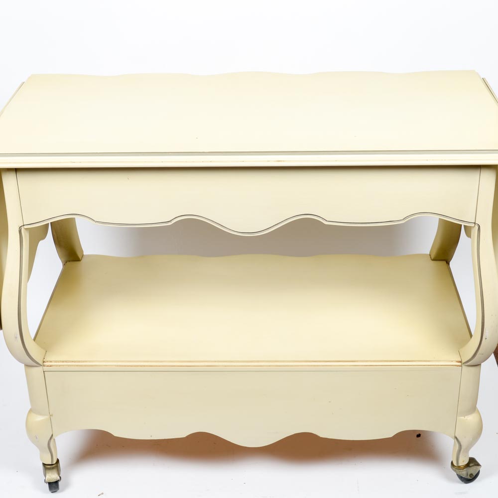 Vintage French Provincial Style Buffet by White Fine Furniture