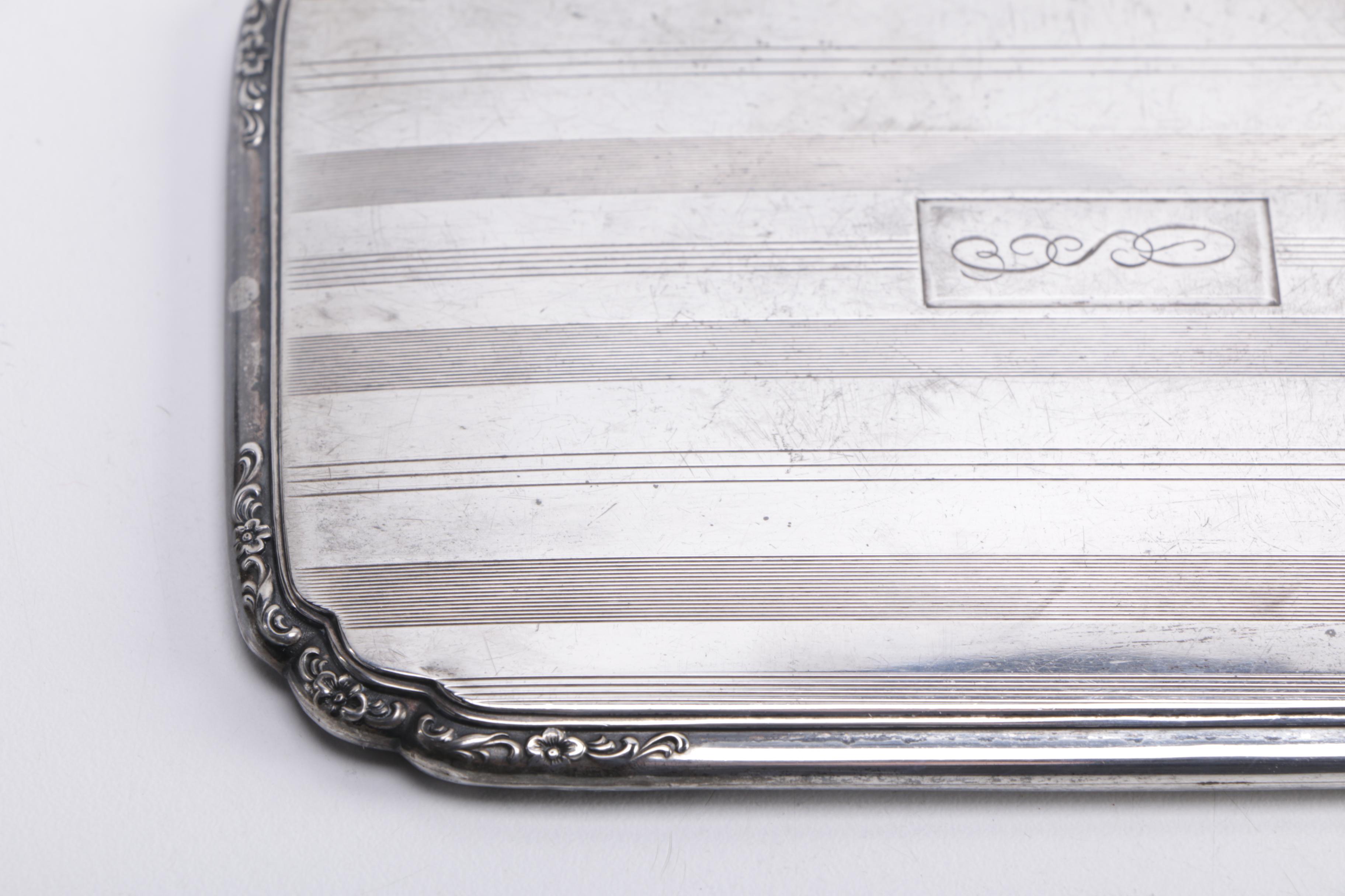 Sterling Silver Vanity Accessories Featuring La Pierre Mfg. Co.