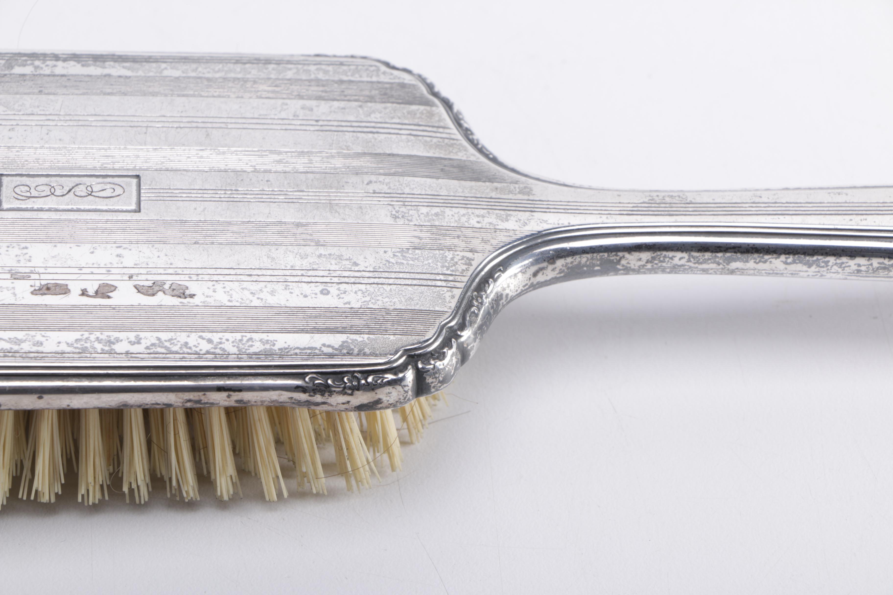 Sterling Silver Vanity Accessories Featuring La Pierre Mfg. Co.