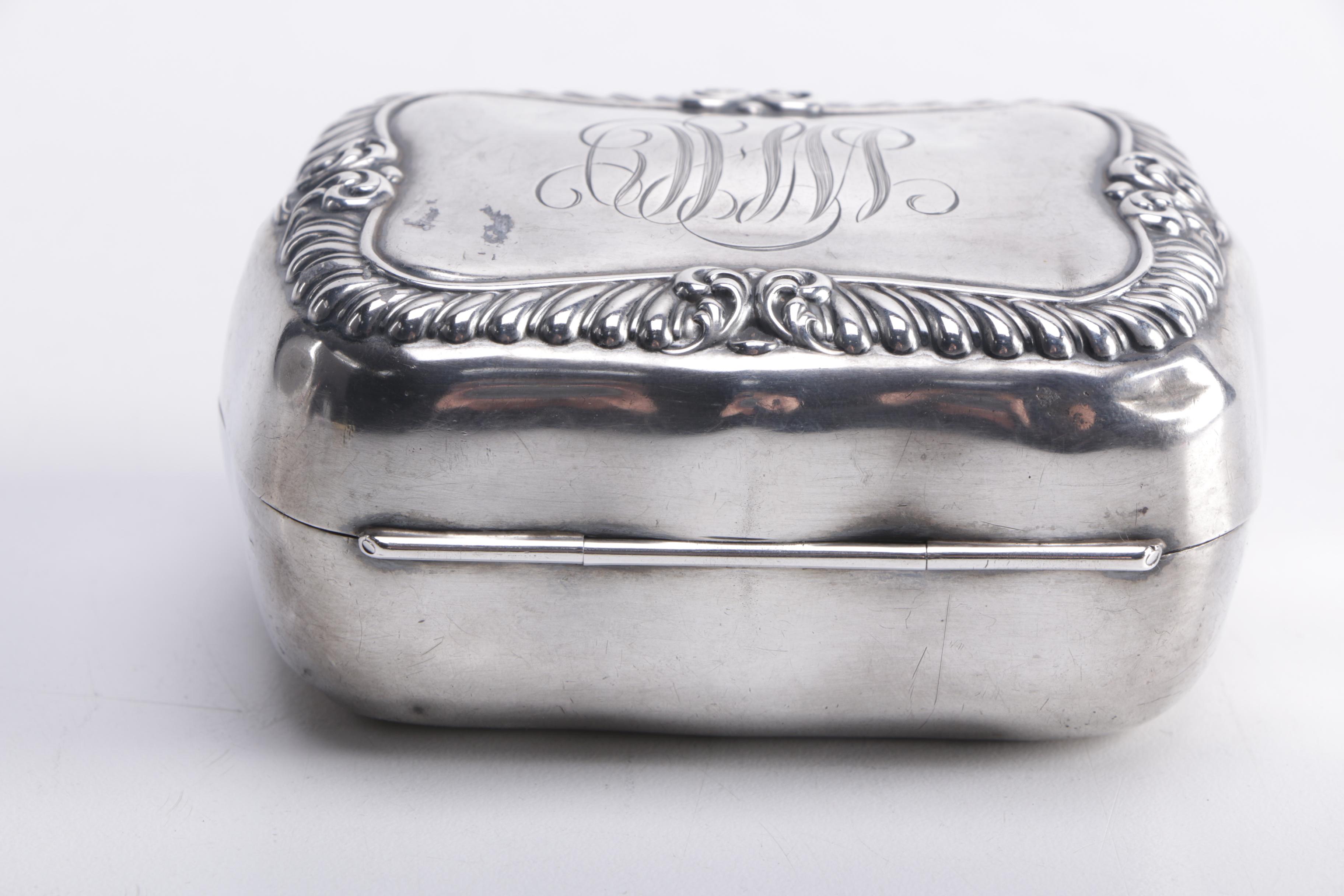 Sterling Silver Vanity Accessories Featuring La Pierre Mfg. Co.