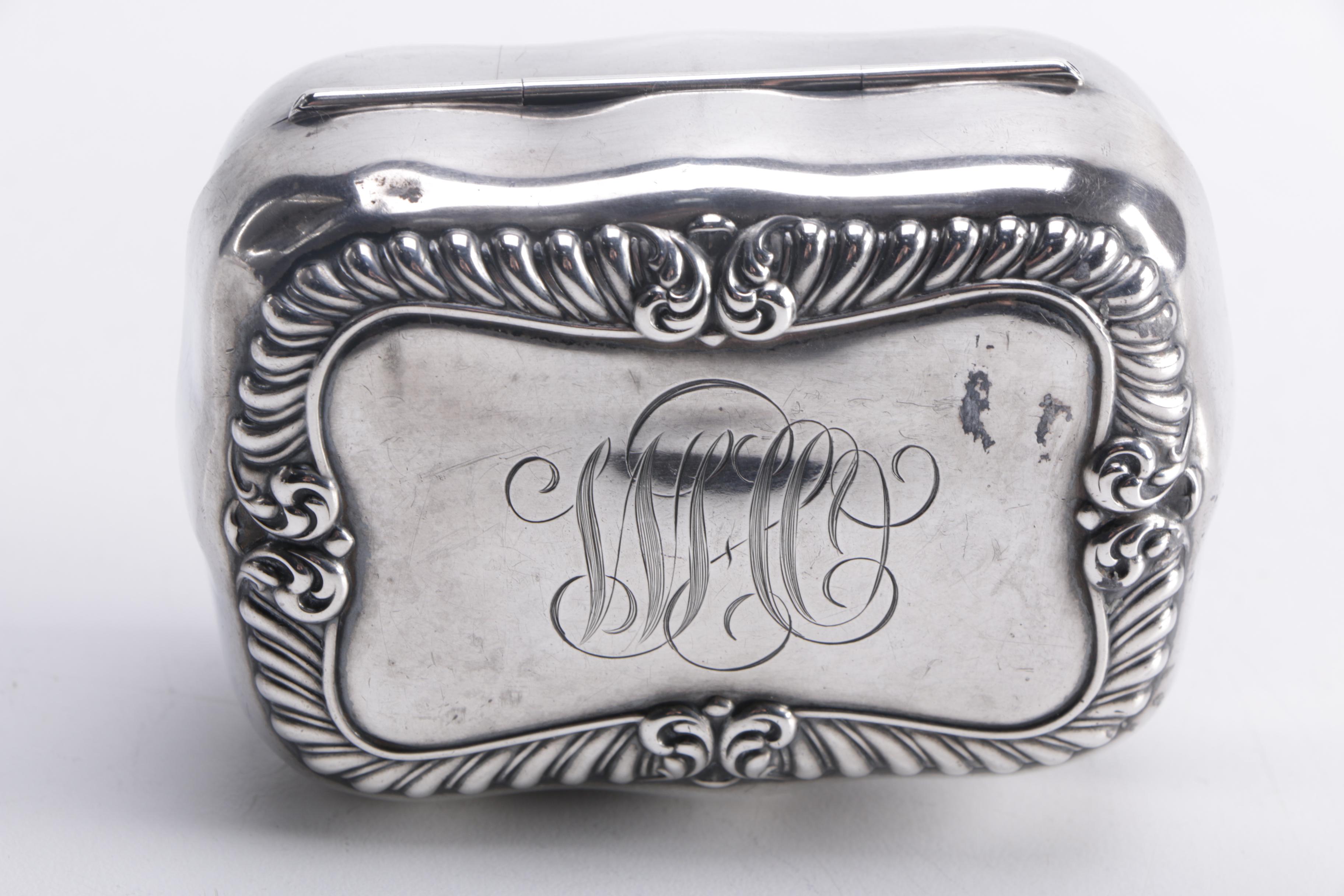 Sterling Silver Vanity Accessories Featuring La Pierre Mfg. Co.