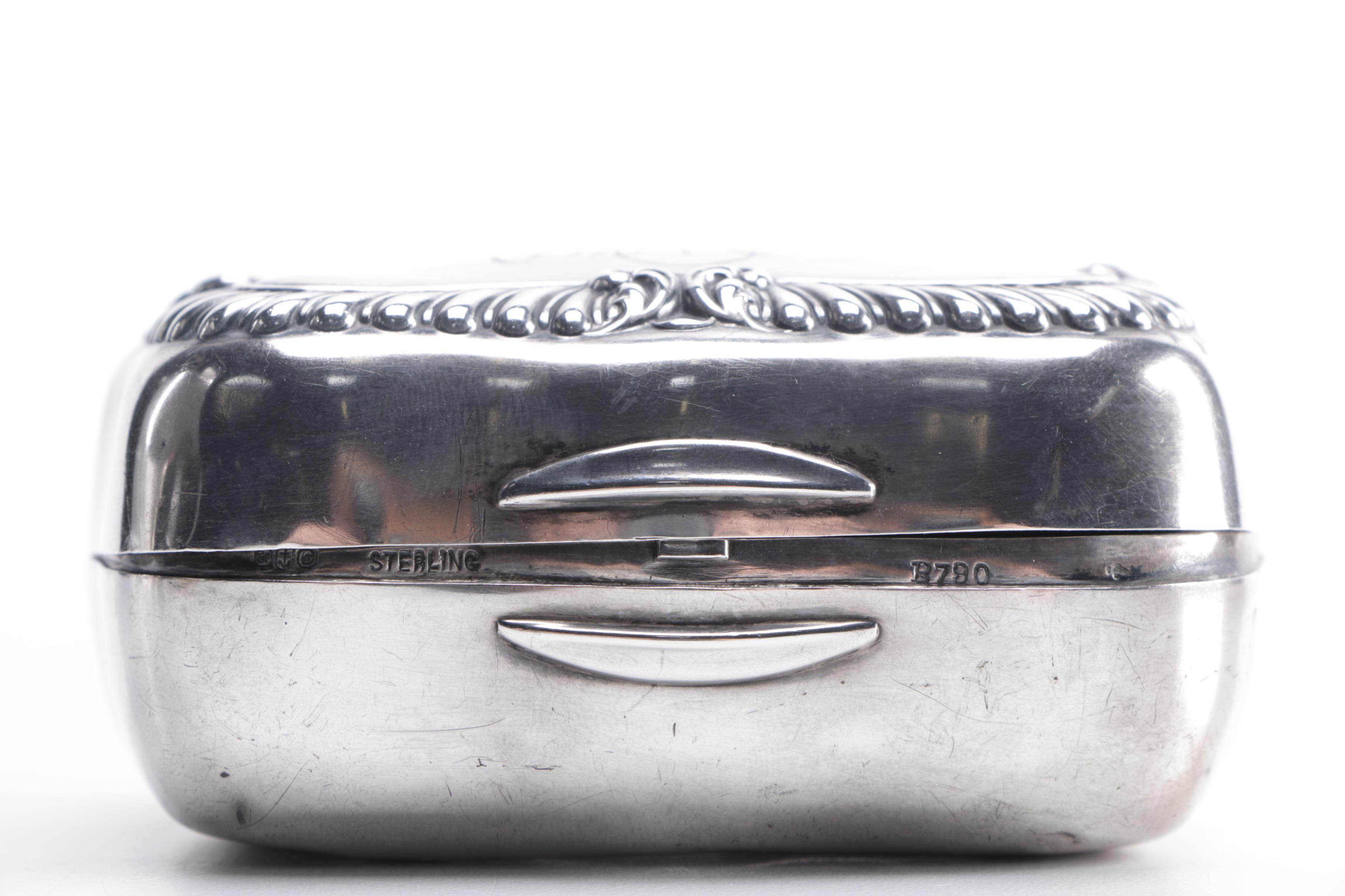 Sterling Silver Vanity Accessories Featuring La Pierre Mfg. Co.