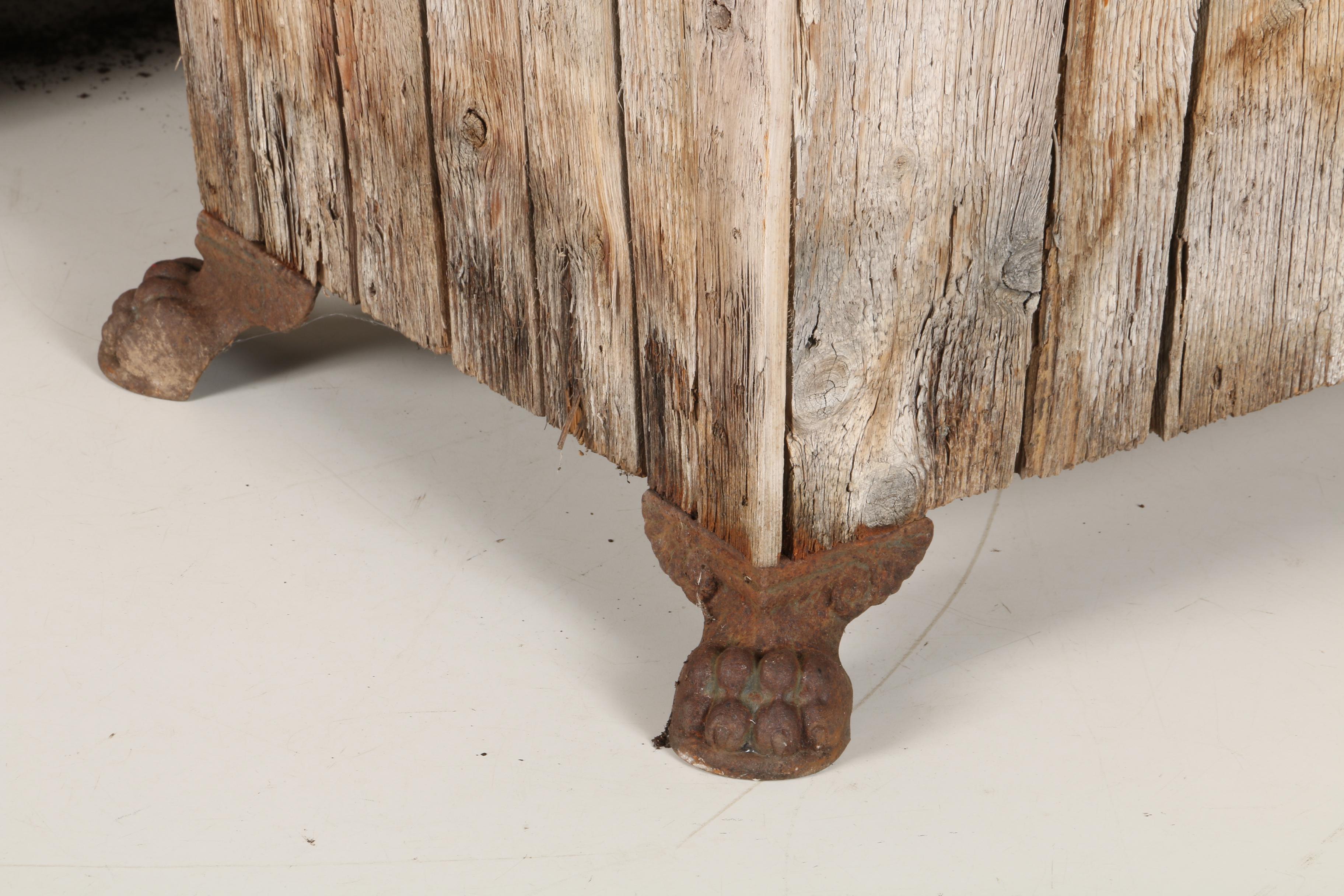 Restoration Hardware "Leo" Salvaged Wood Planters