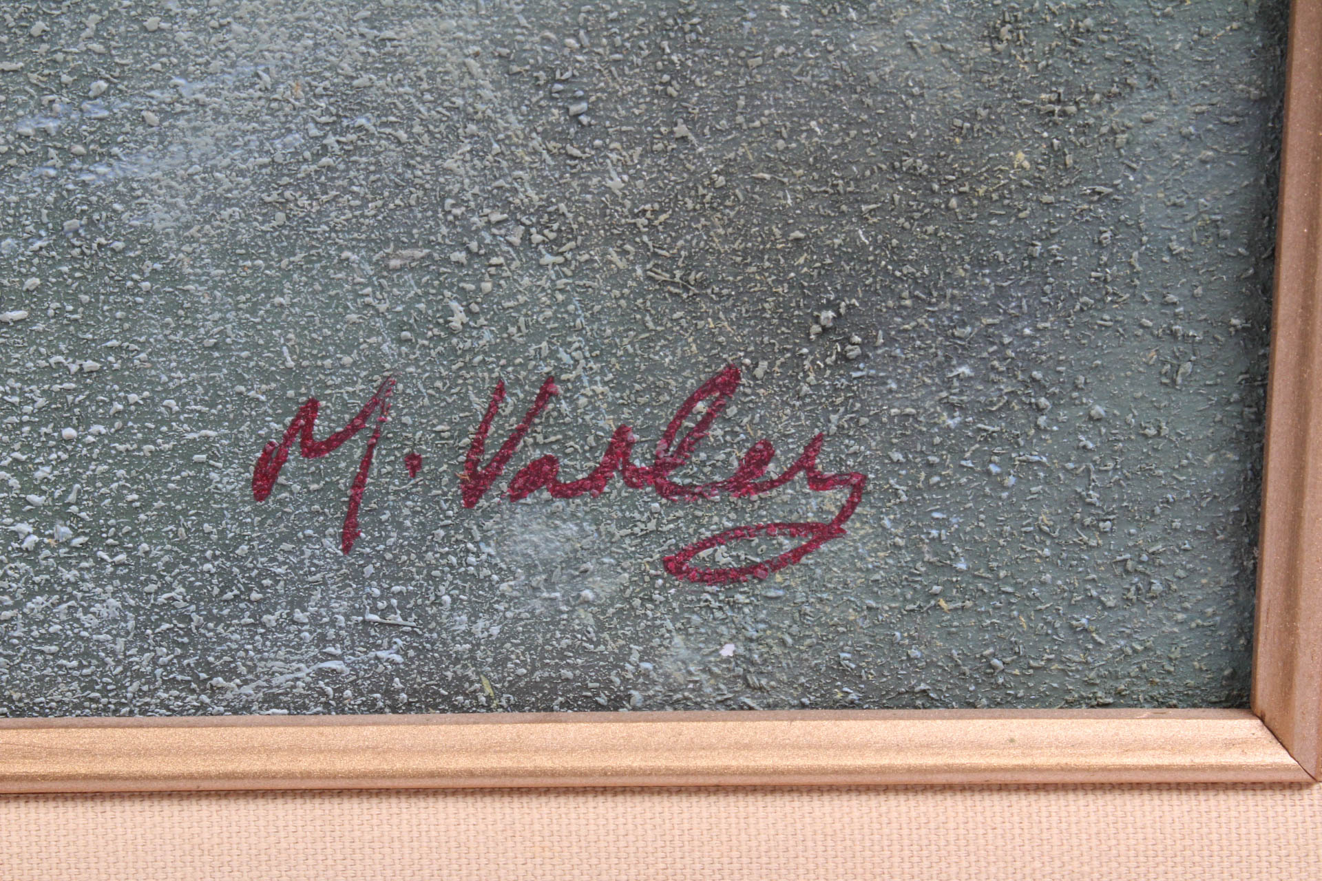 M. Varley Original Oil Painting