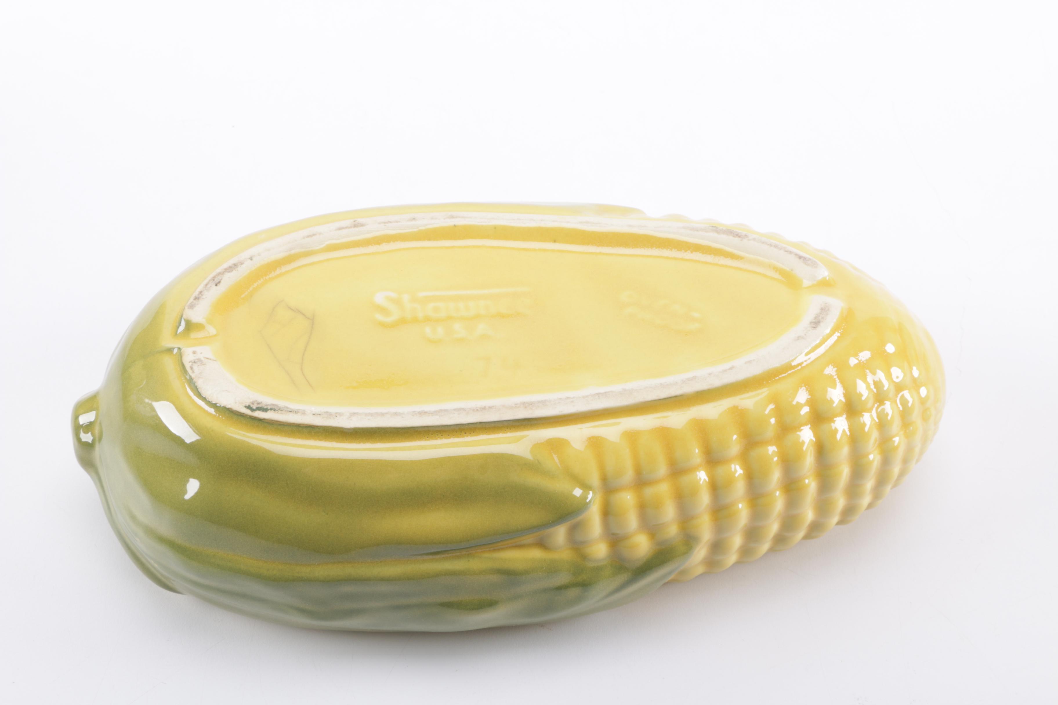 Shawnee "Corn King" and "Corn Queen" Pottery