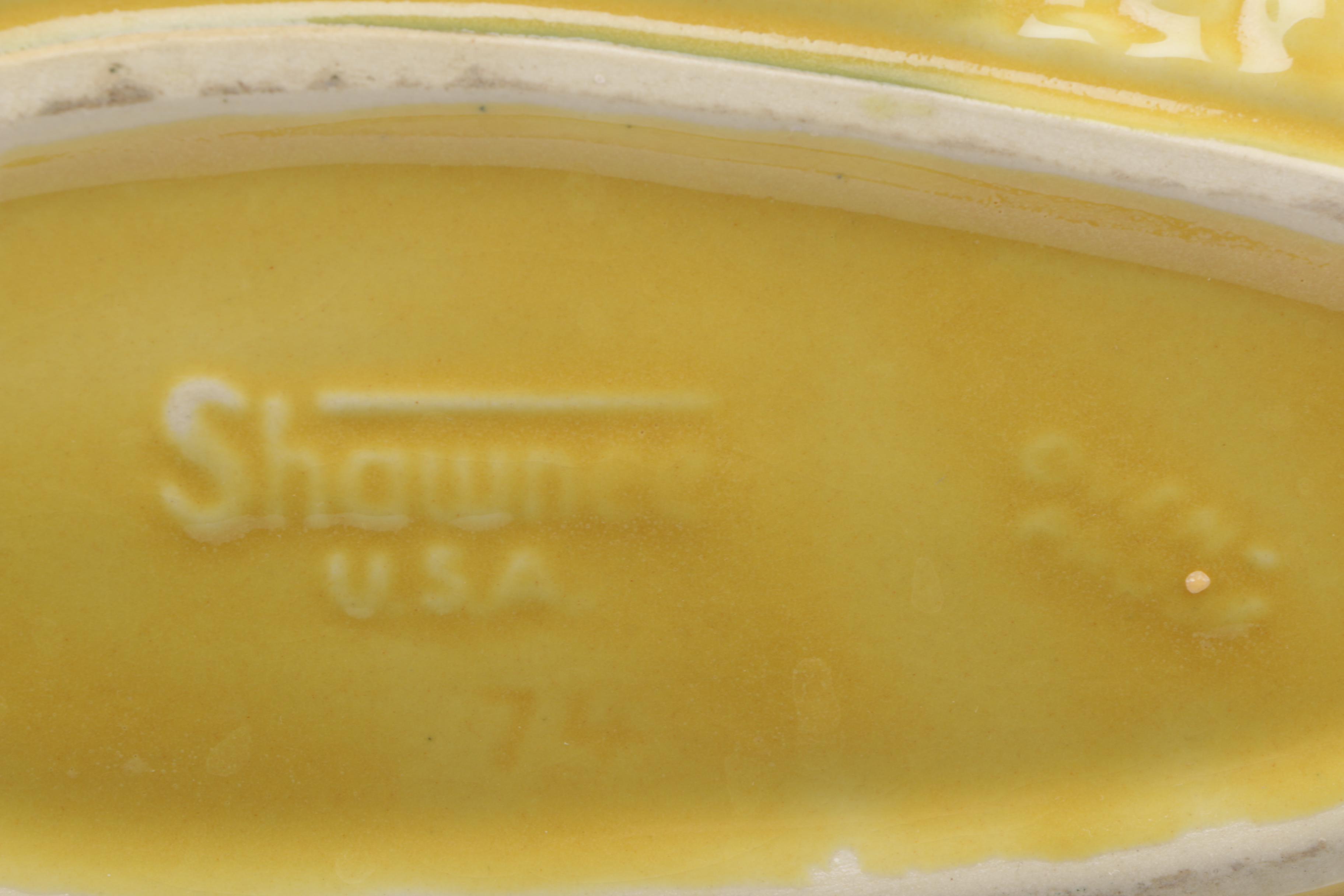 Shawnee "Corn King" and "Corn Queen" Pottery