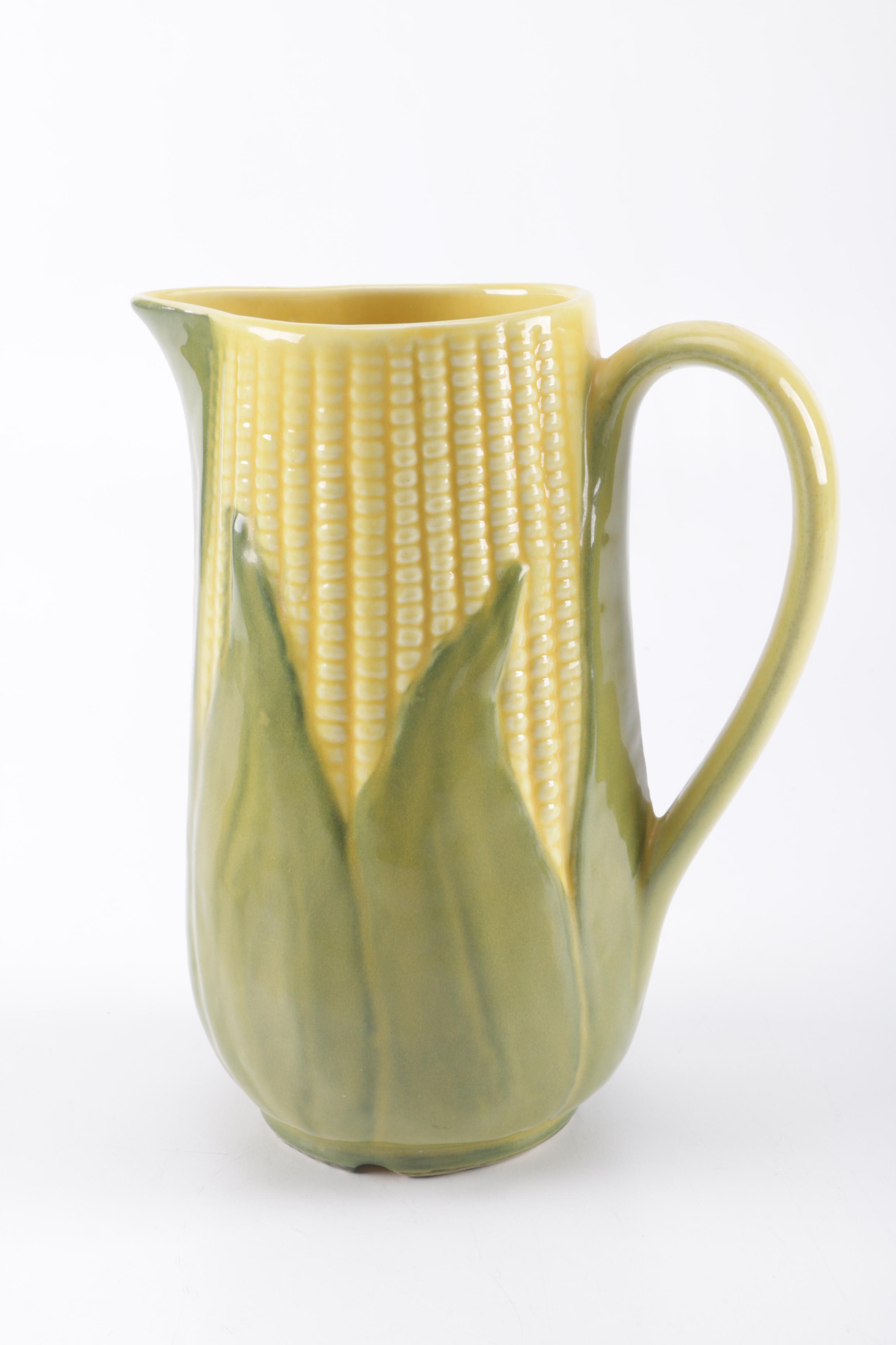 Shawnee "Corn King" and "Corn Queen" Pottery