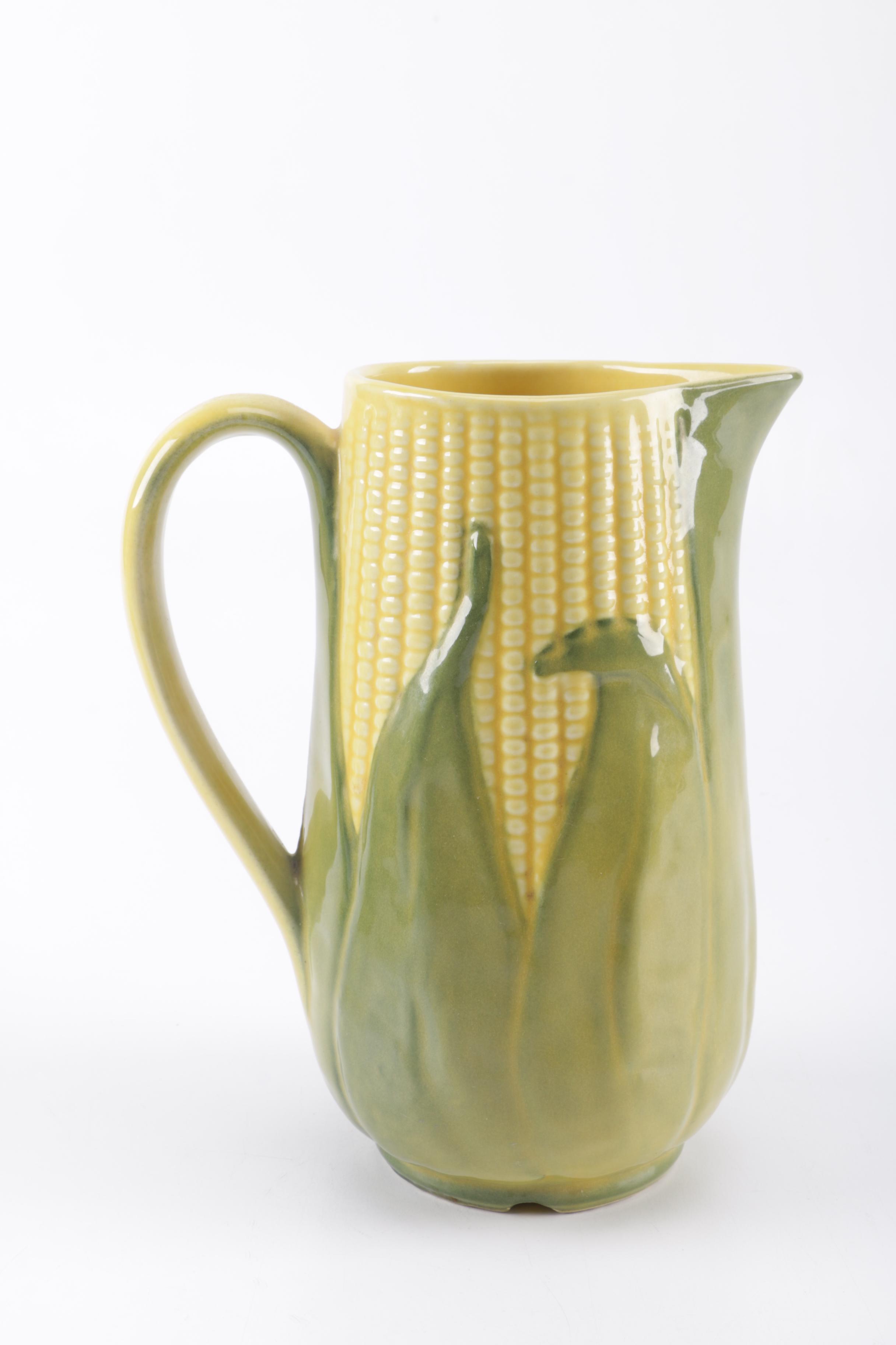 Shawnee "Corn King" and "Corn Queen" Pottery