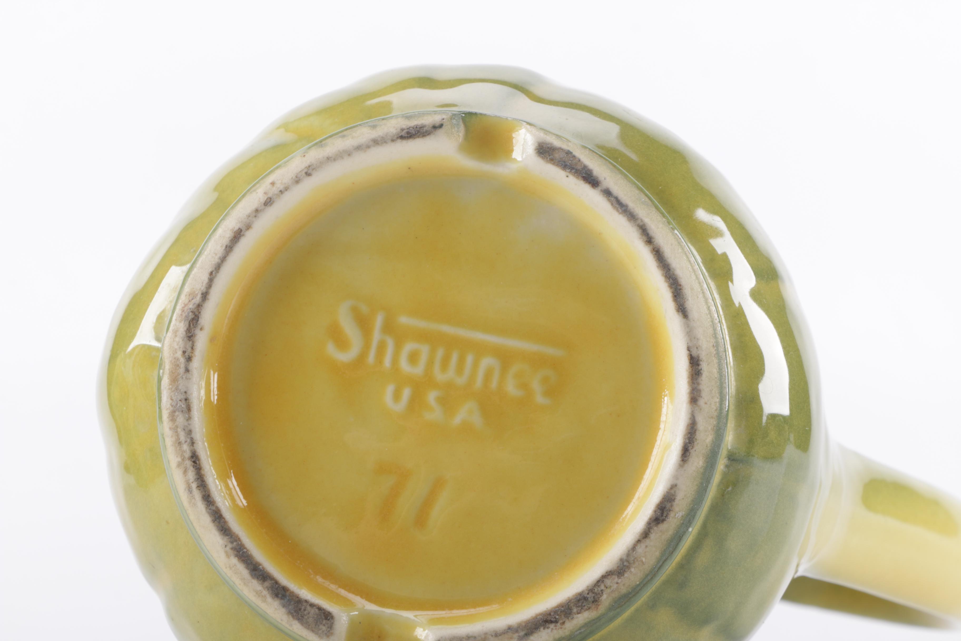 Shawnee "Corn King" and "Corn Queen" Pottery