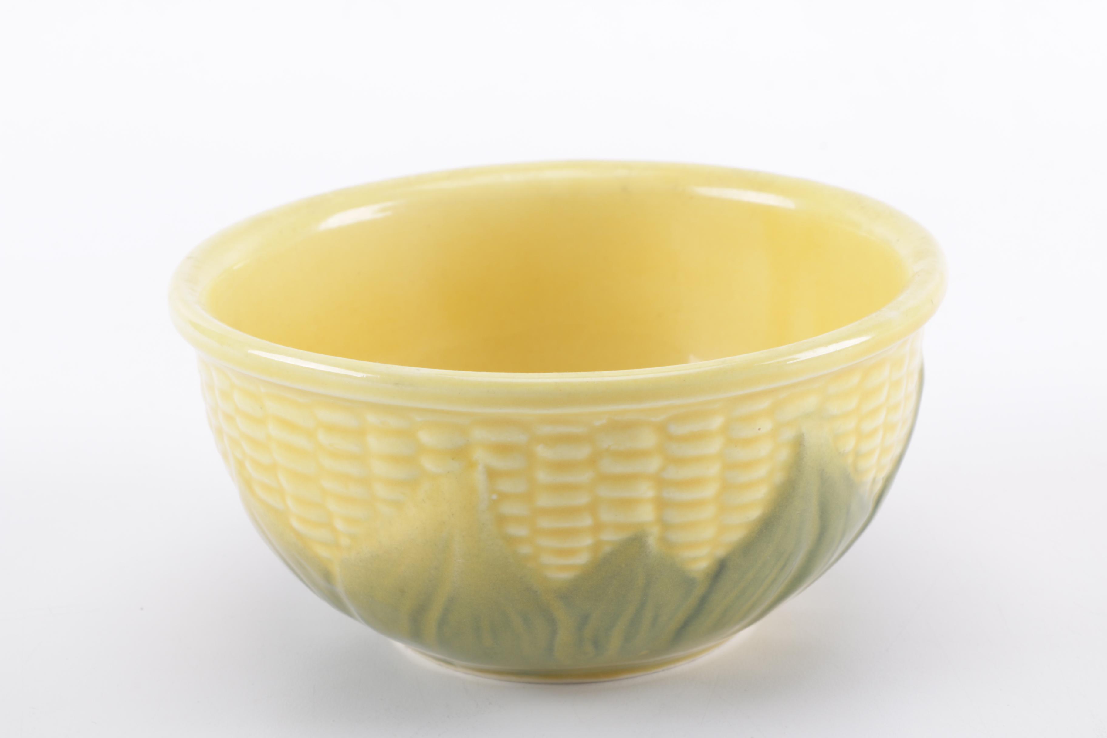 Shawnee "Corn King" and "Corn Queen" Pottery