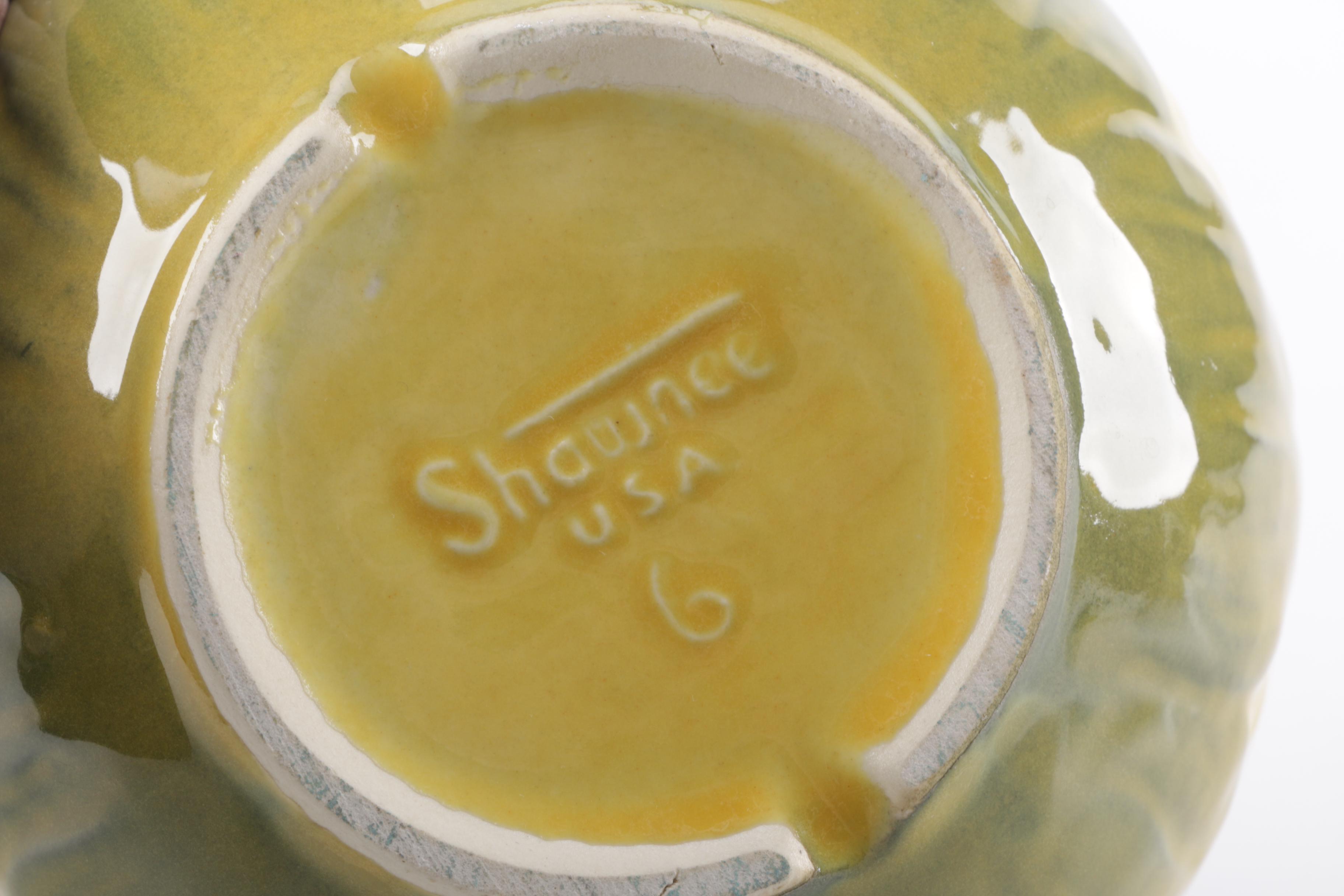 Shawnee "Corn King" and "Corn Queen" Pottery