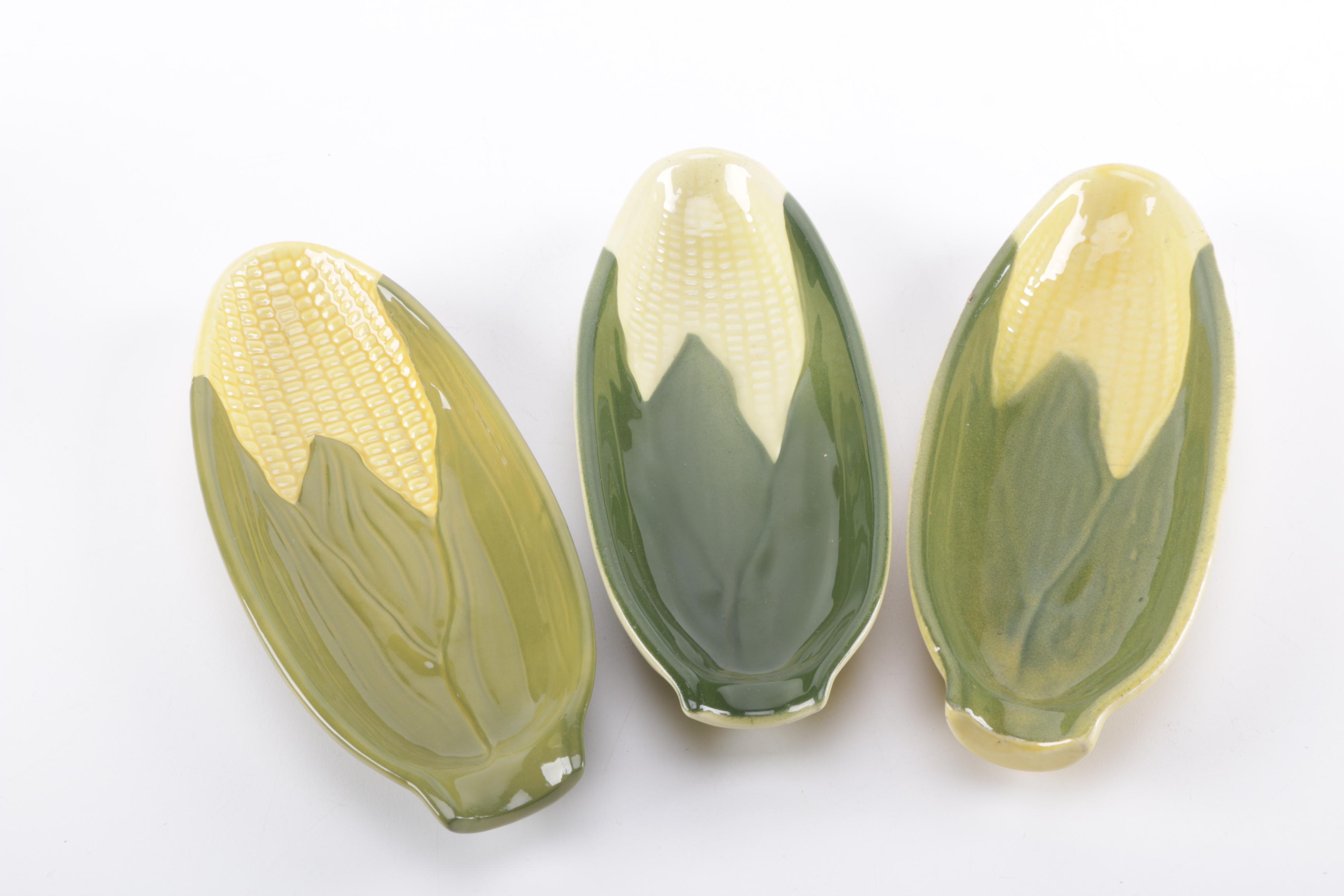 Shawnee "Corn King" and "Corn Queen" Pottery