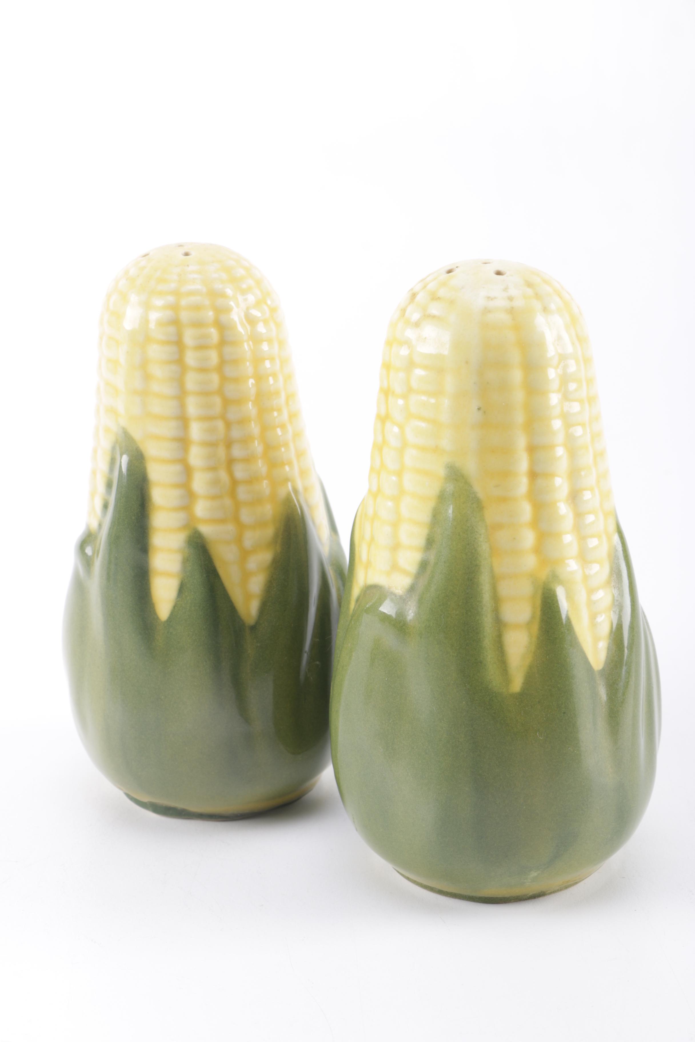 Shawnee "Corn King" and "Corn Queen" Pottery