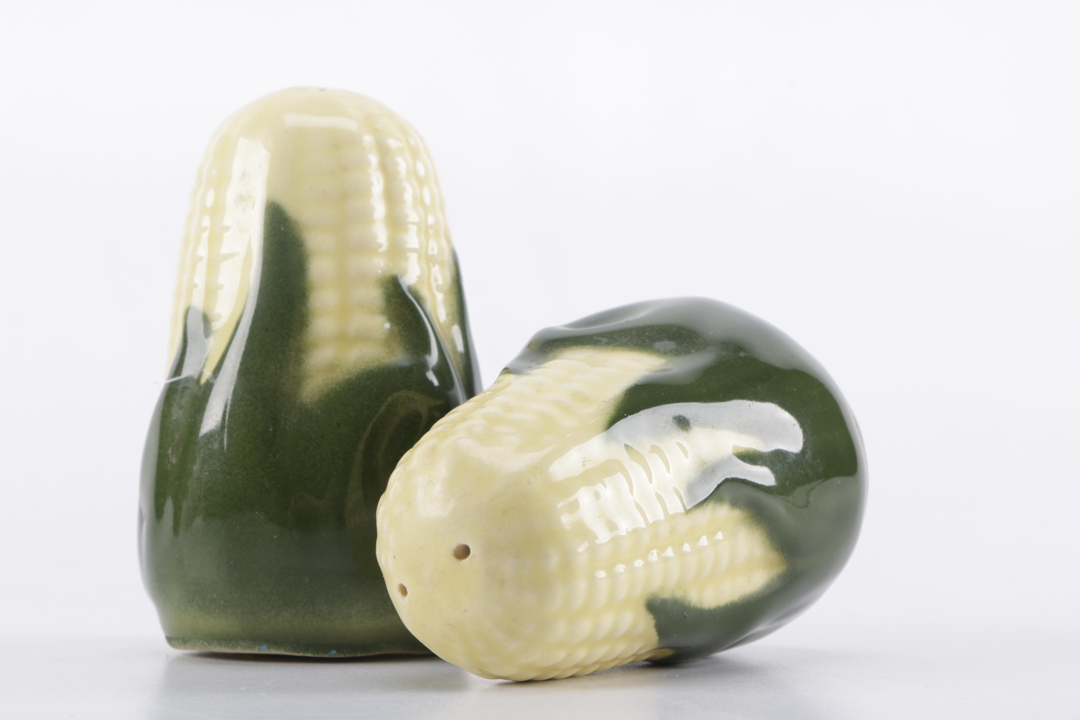 Shawnee "Corn King" and "Corn Queen" Pottery