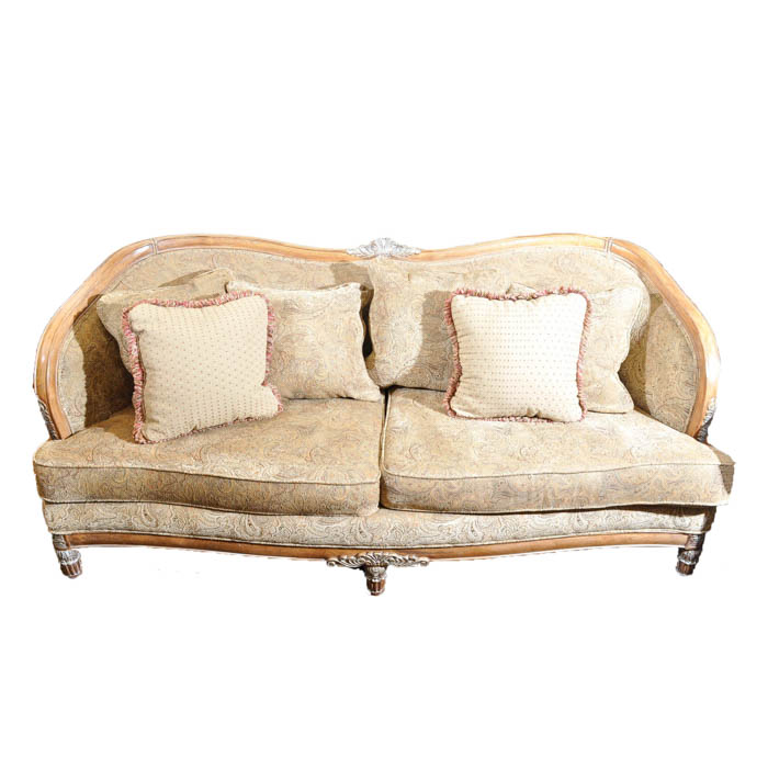Contemporary Barrel Back Sofa by Schnadig