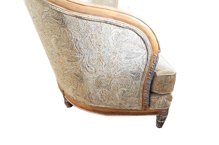 Contemporary Barrel Back Sofa by Schnadig