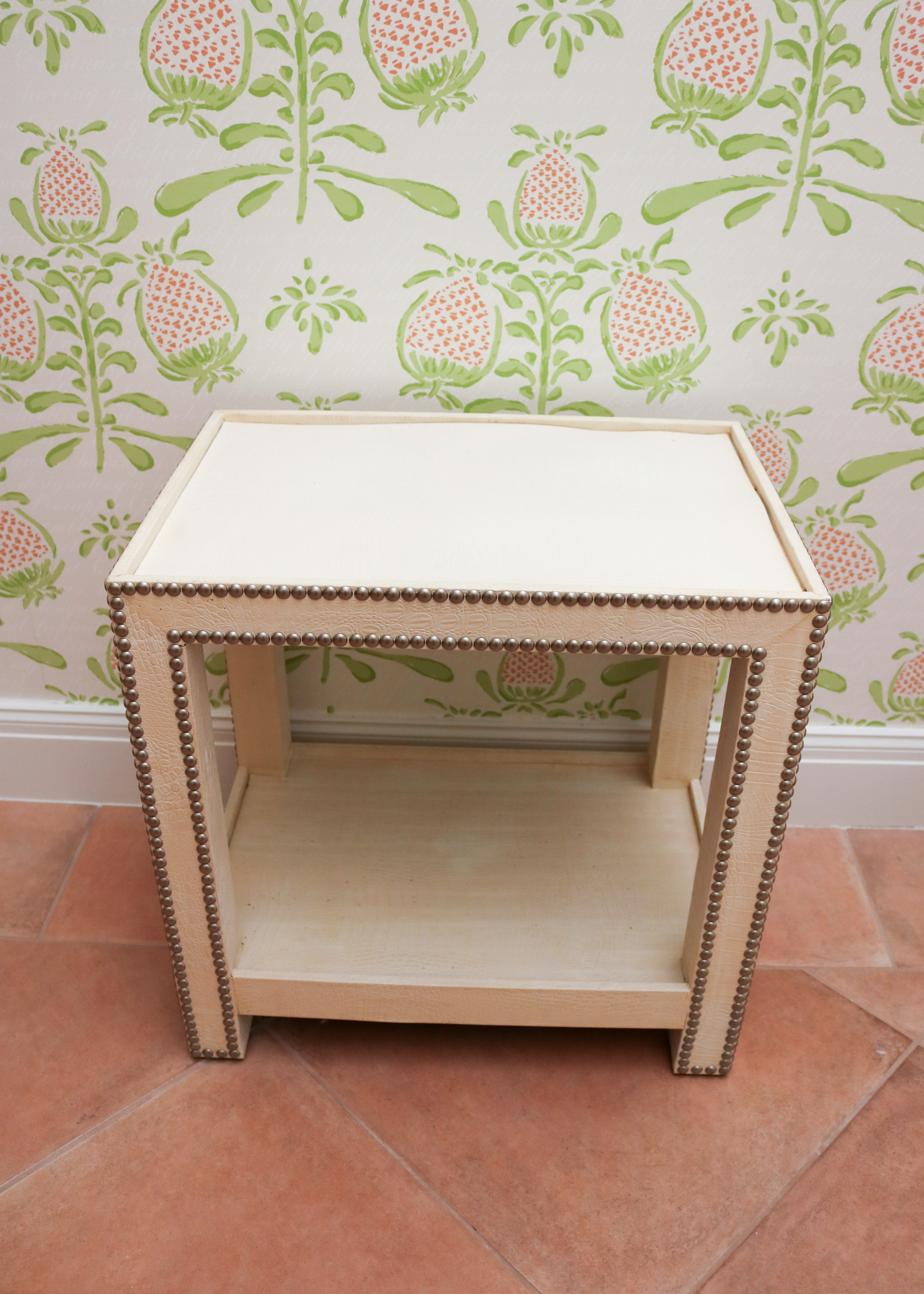 Faux Crocodile Side Tables by Dransfield & Ross