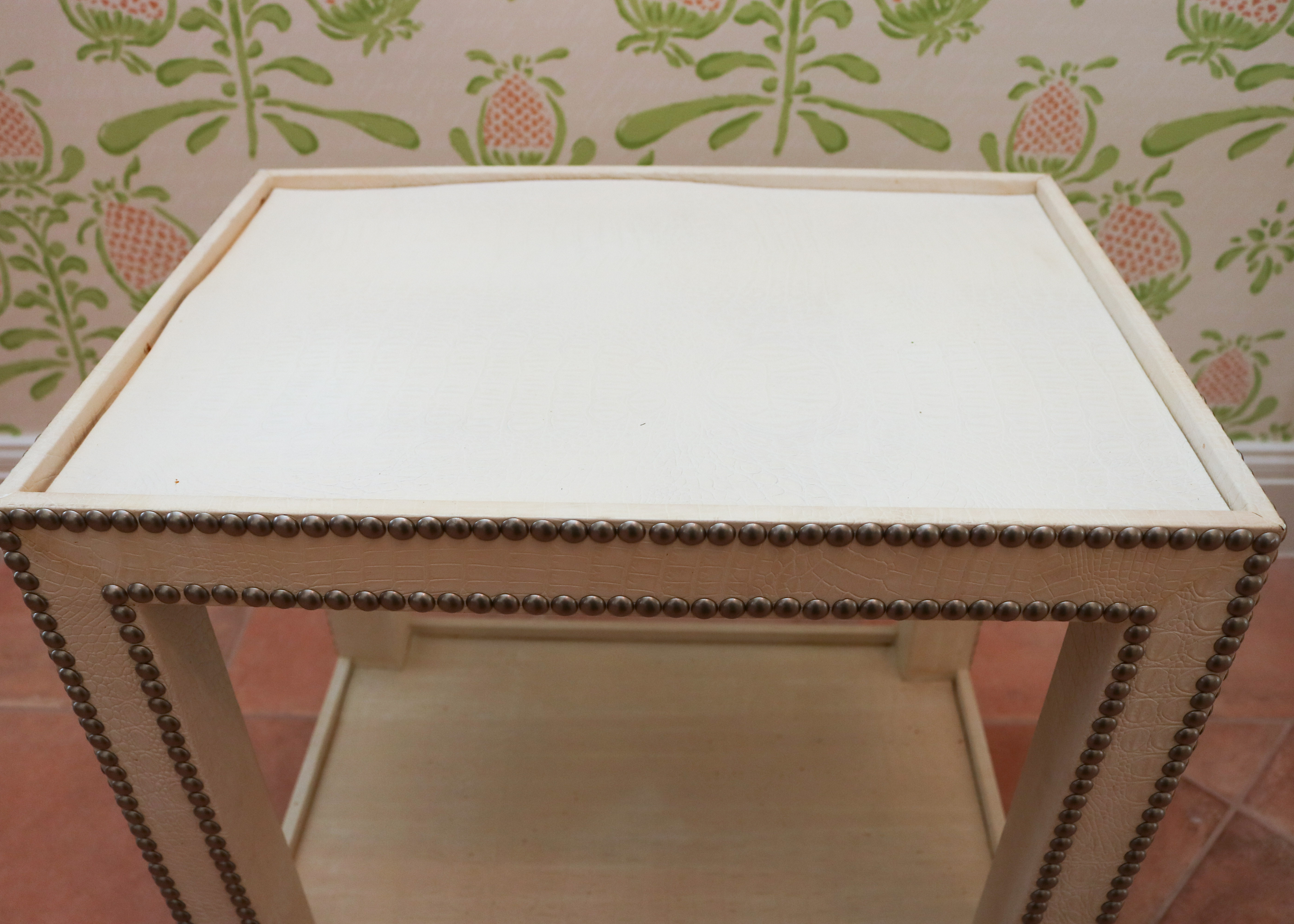 Faux Crocodile Side Tables by Dransfield & Ross