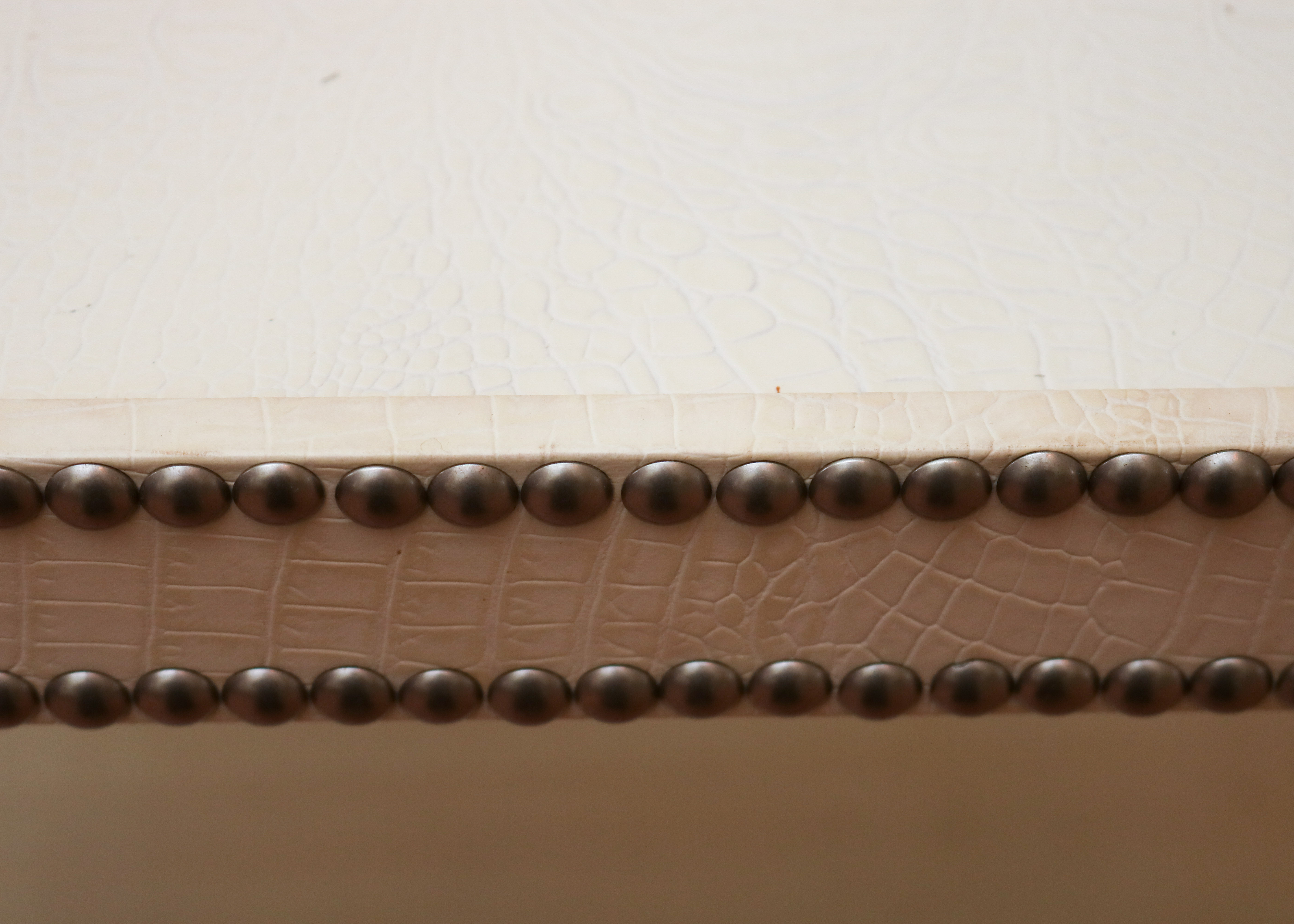 Faux Crocodile Side Tables by Dransfield & Ross