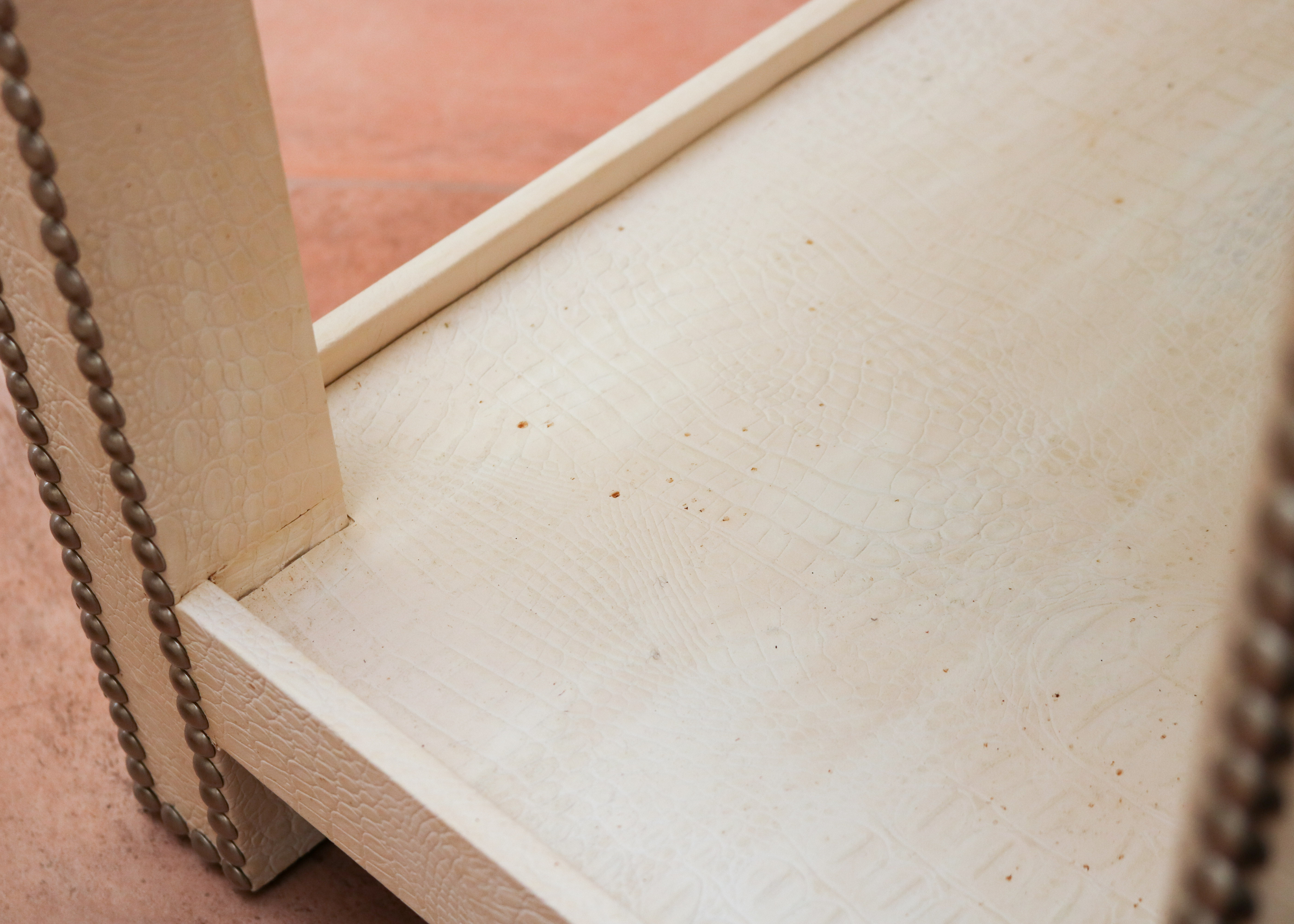 Faux Crocodile Side Tables by Dransfield & Ross