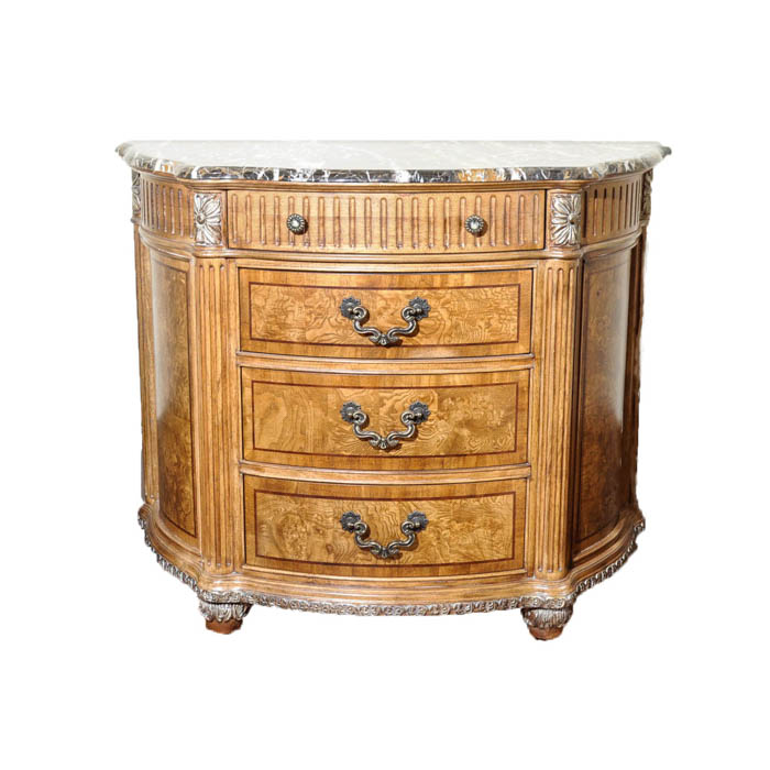 Schnadig Four-Drawer Chest With Marble Top