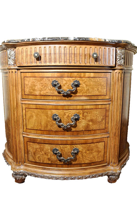 Schnadig Four-Drawer Chest With Marble Top