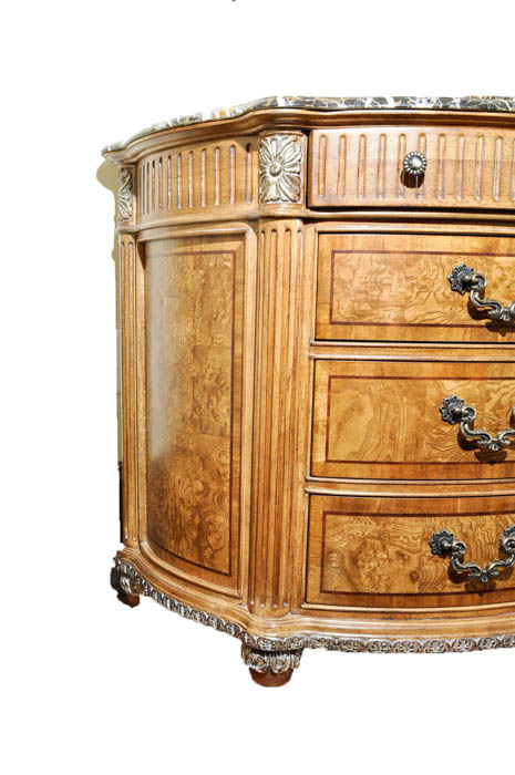 Schnadig Four-Drawer Chest With Marble Top
