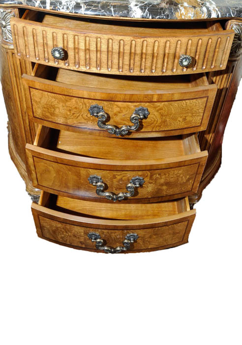 Schnadig Four-Drawer Chest With Marble Top