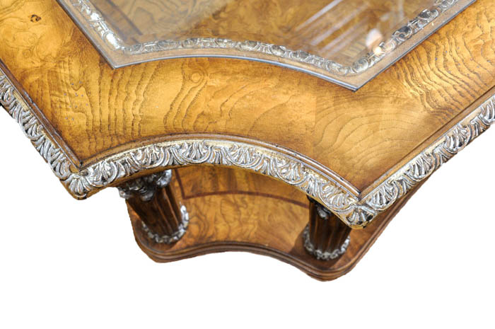 Contemporary Glass Top Coffee Table