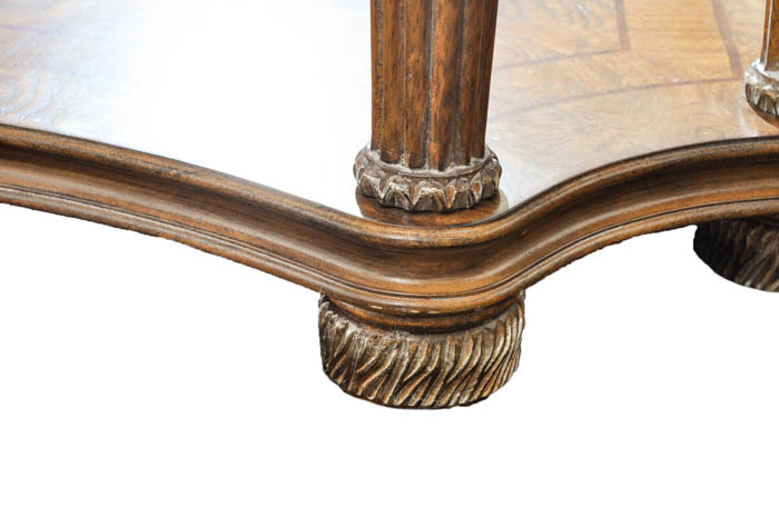 Contemporary Glass Top Coffee Table